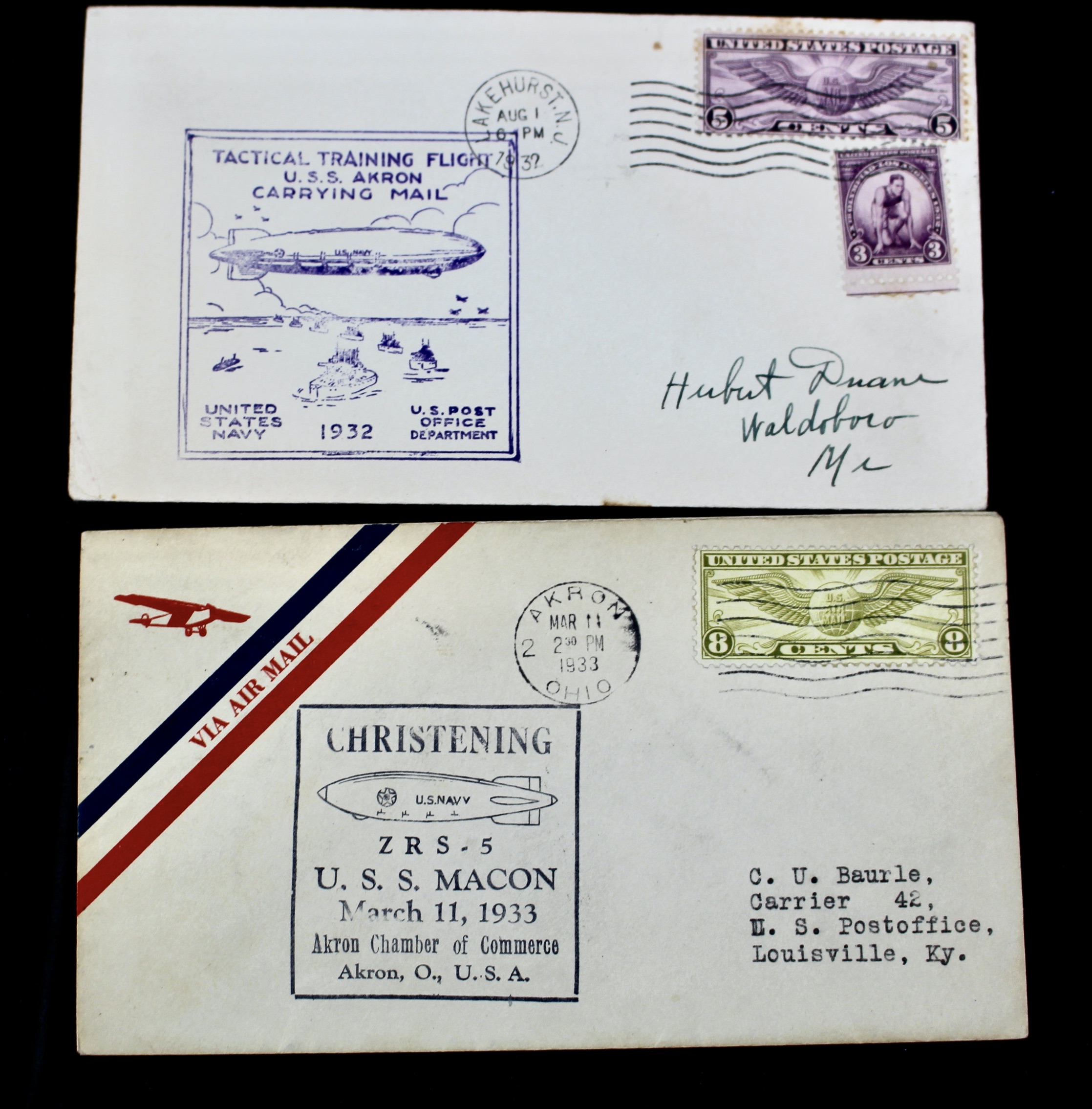 Collection of Eight Graf Zeppelin-Related Covers and Postcards