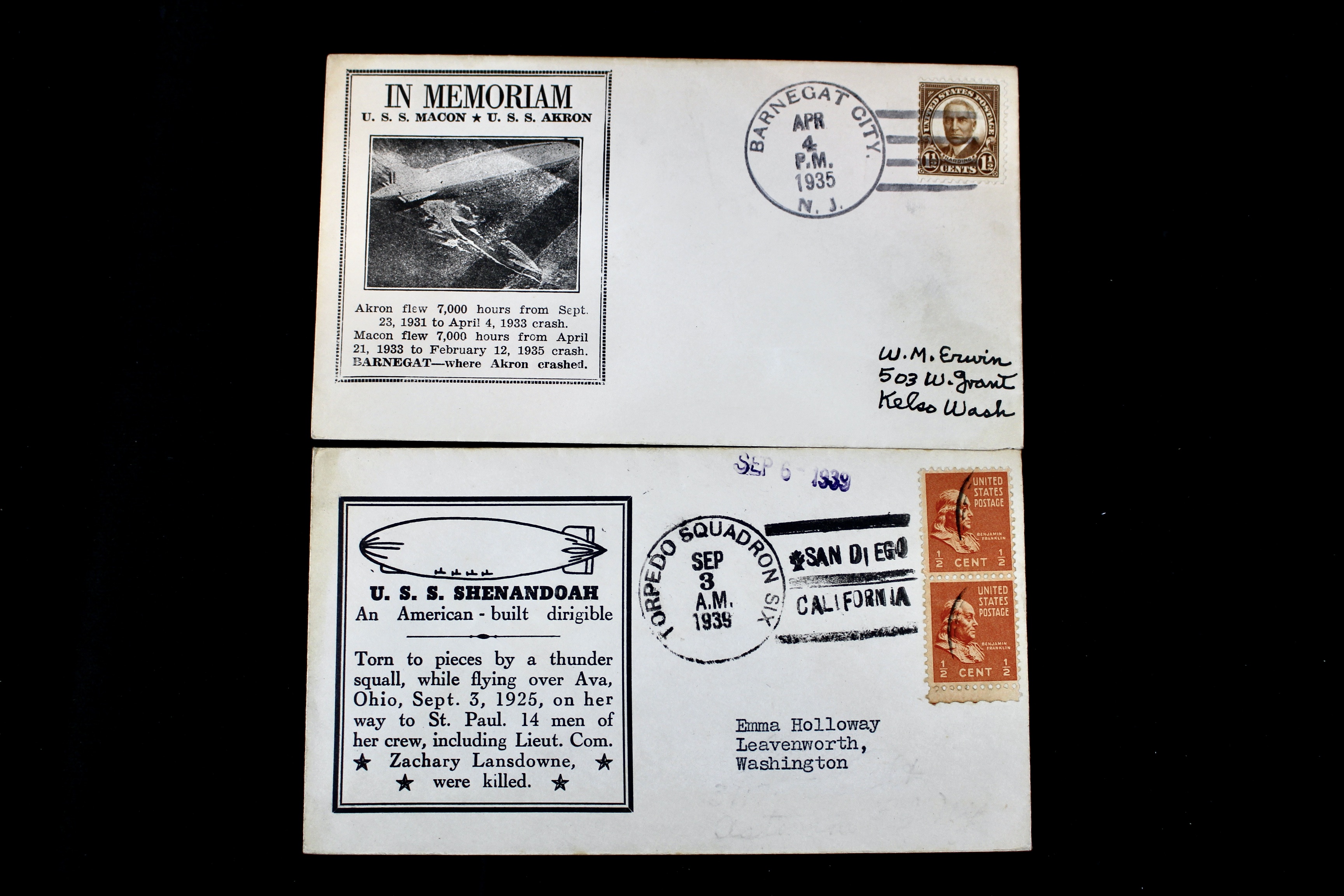 Collection of Eight Graf Zeppelin-Related Covers and Postcards