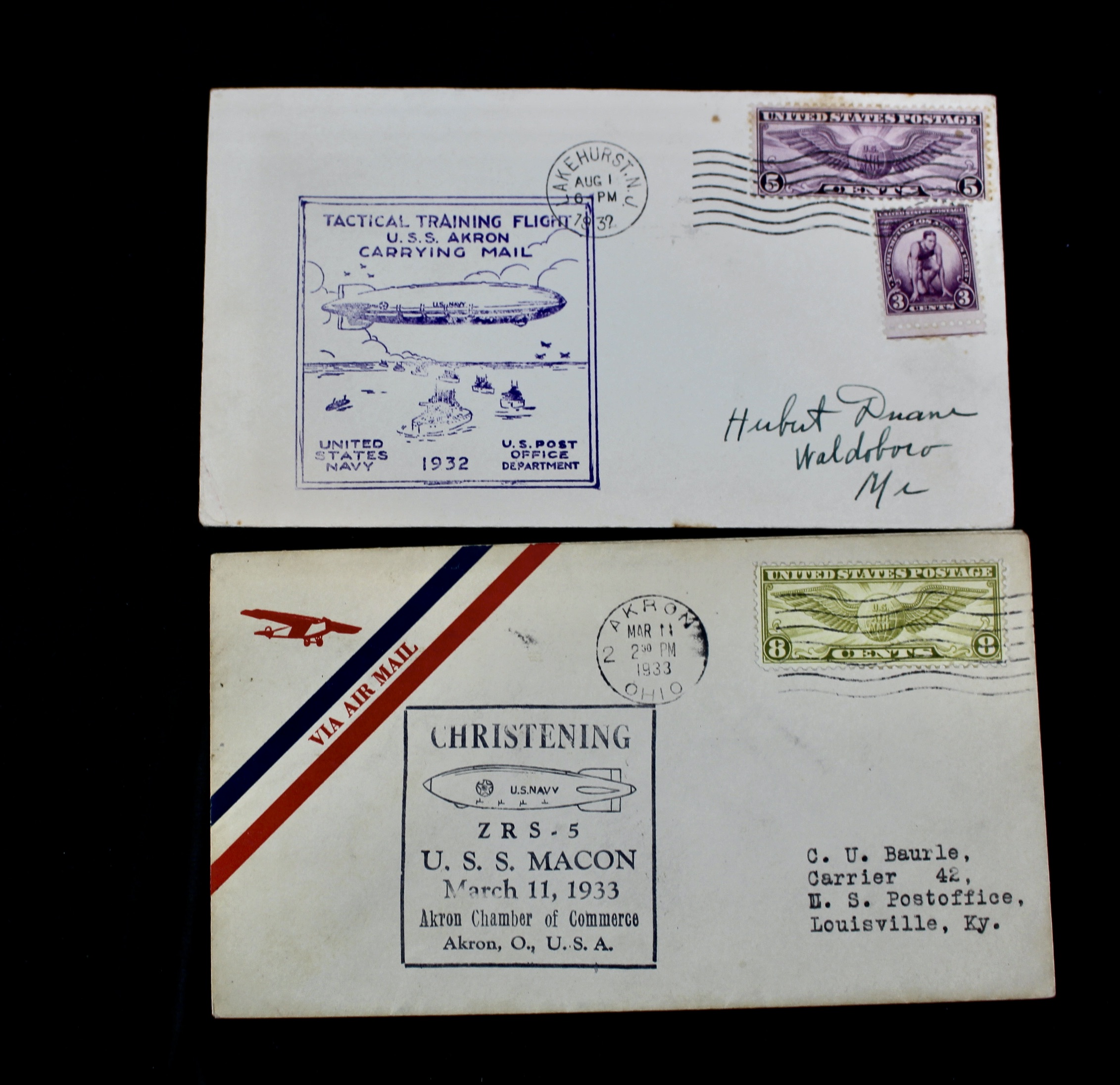 Collection of Eight Graf Zeppelin-Related Covers and Postcards