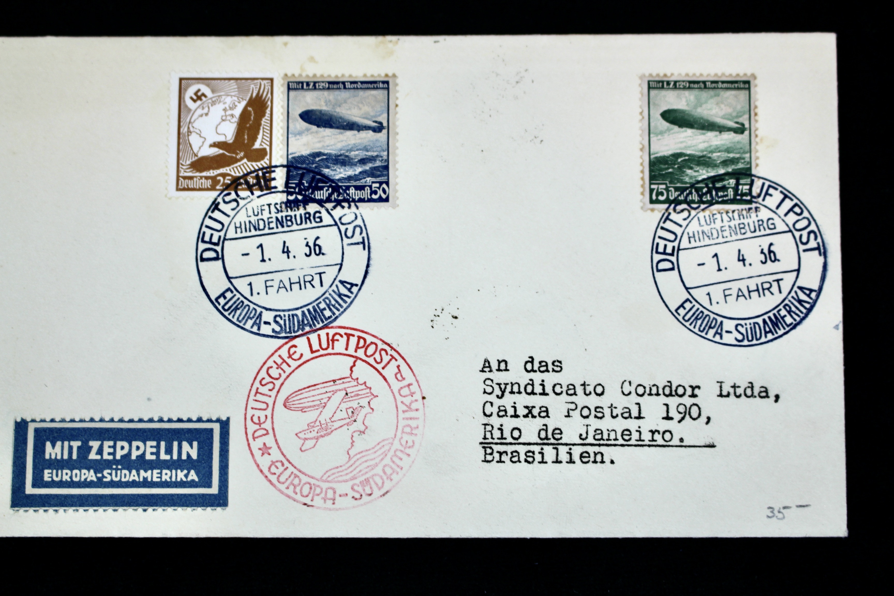 Collection of Eight Graf Zeppelin-Related Covers and Postcards