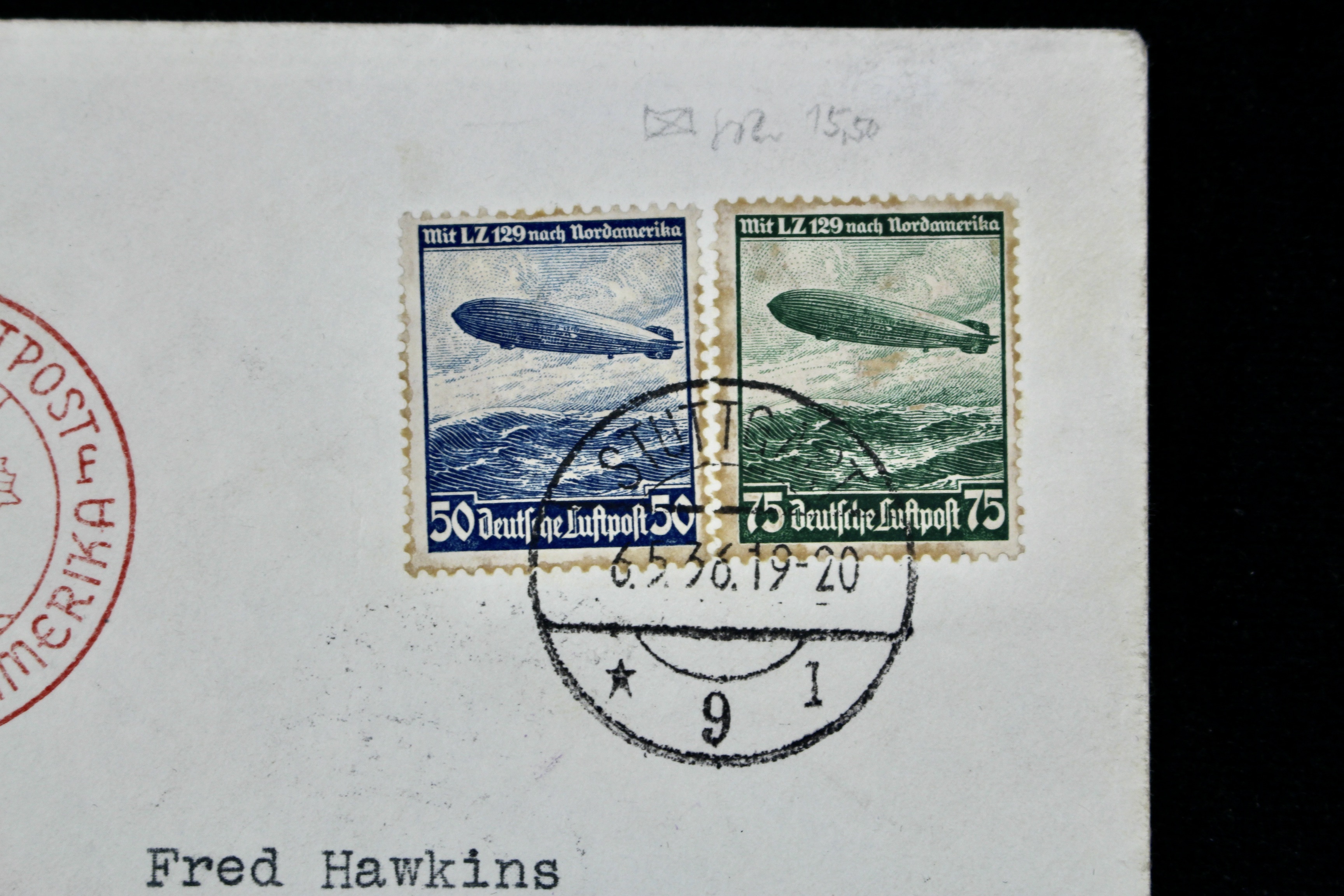 Collection of Eight Graf Zeppelin-Related Covers and Postcards