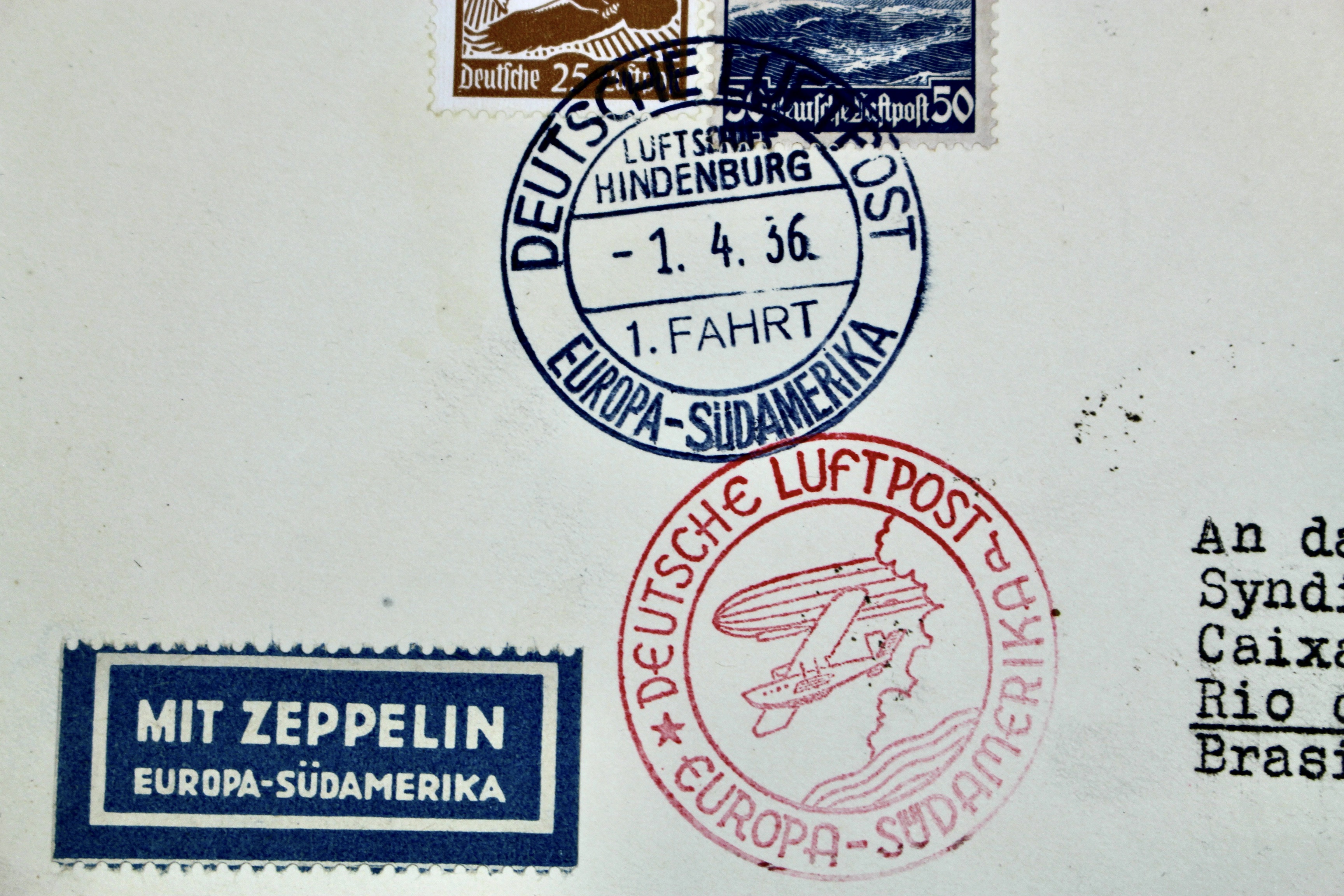 Collection of Eight Graf Zeppelin-Related Covers and Postcards