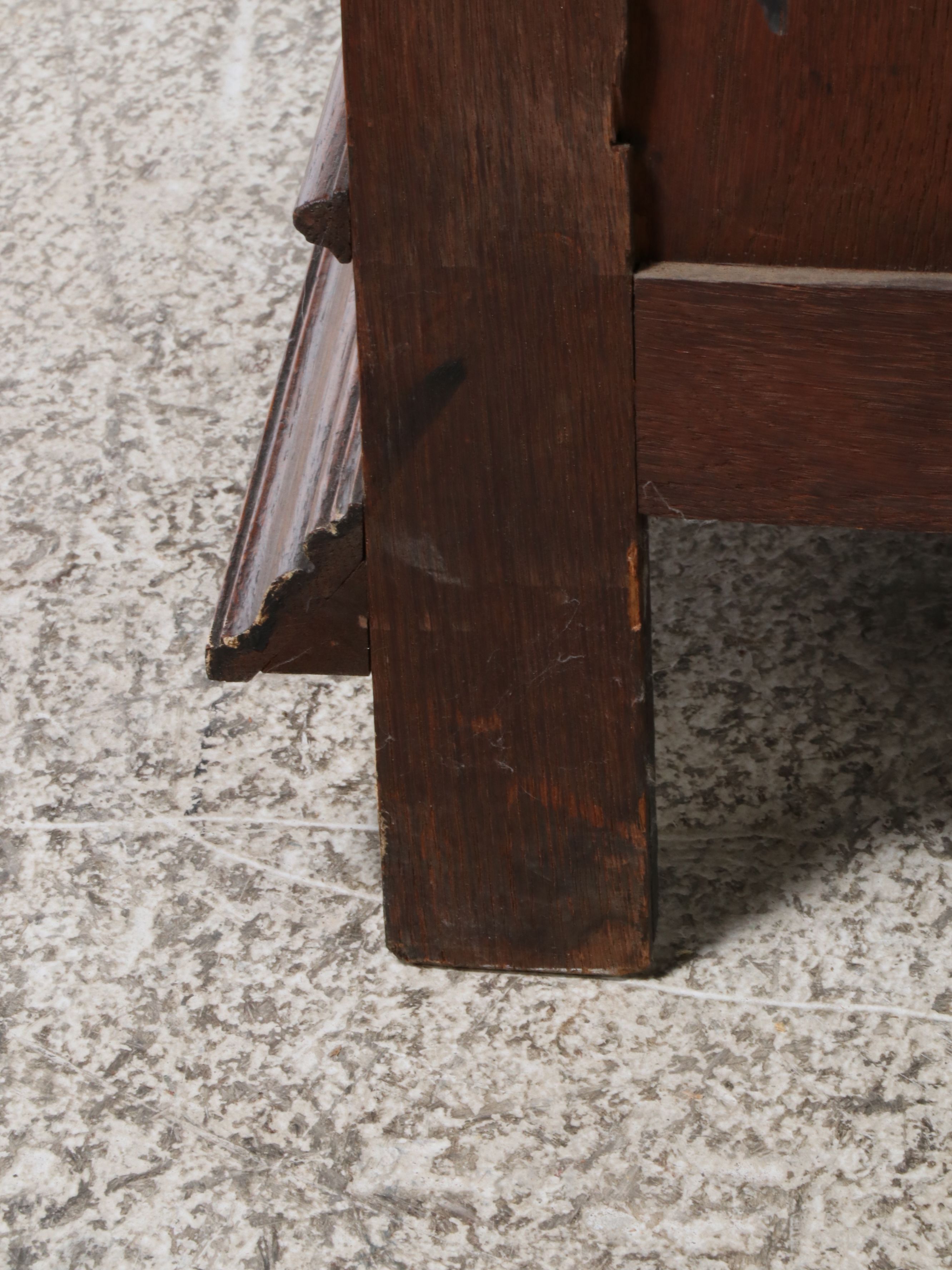 Italian Renaissance Style Carved Oak Cabinet