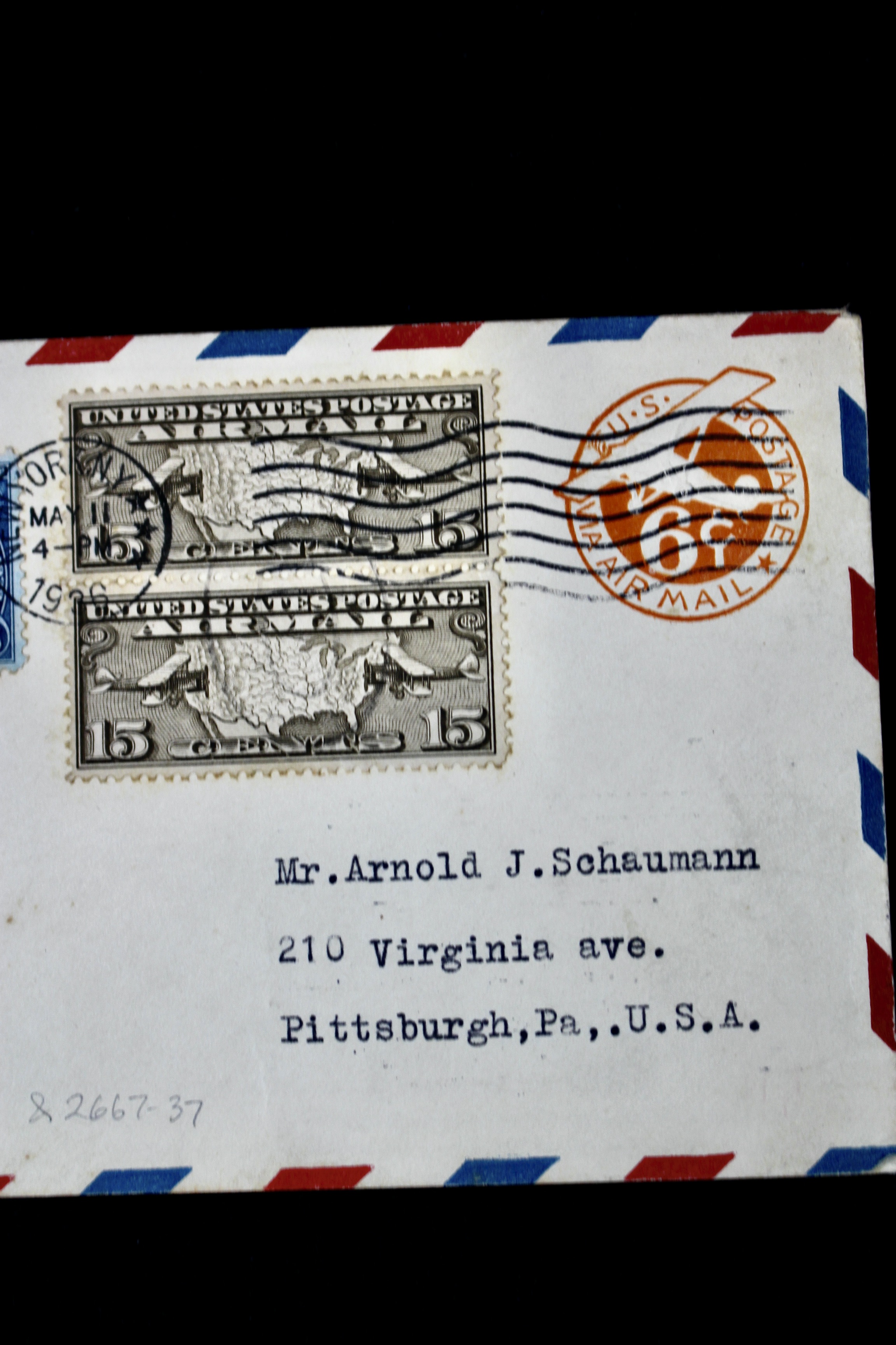 1936 First Flight Hindenburg Graf Zeppelin Postal Cover