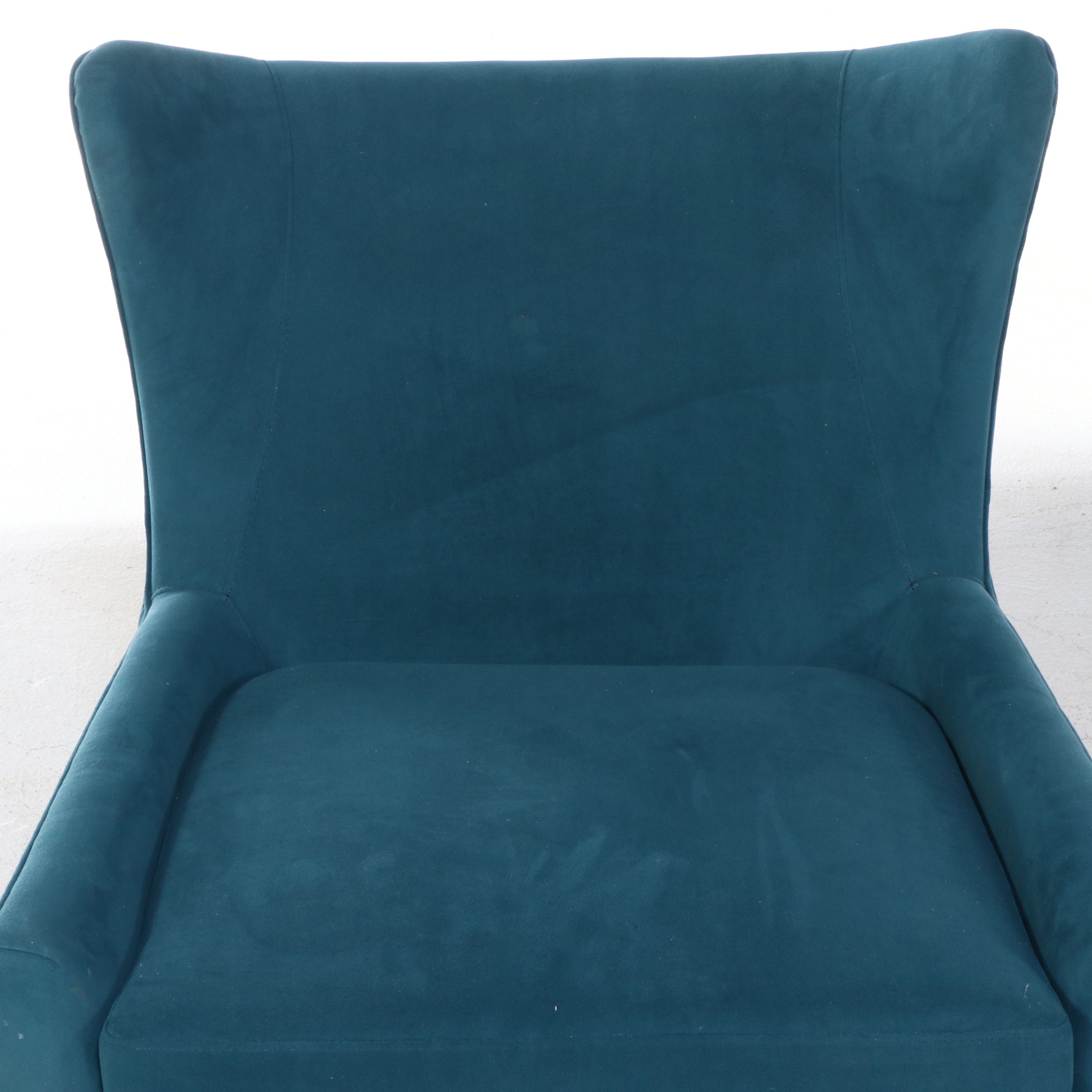 Pair of Four Hands Mid Century Modern Style Wingback Lounge Chairs