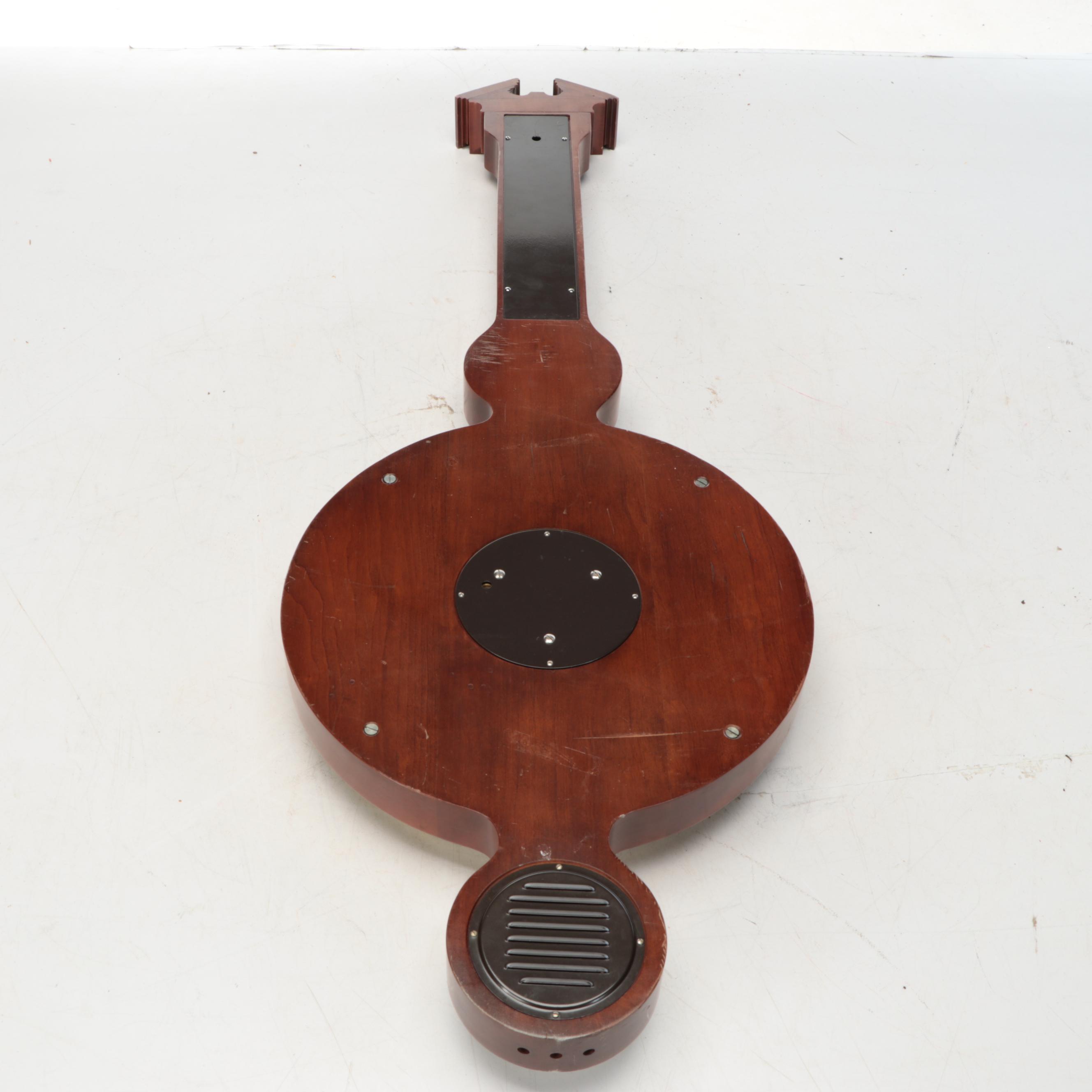 Airguide Jamestown Banjo Wall Barometer with Hygrometer, Mid-20th Century