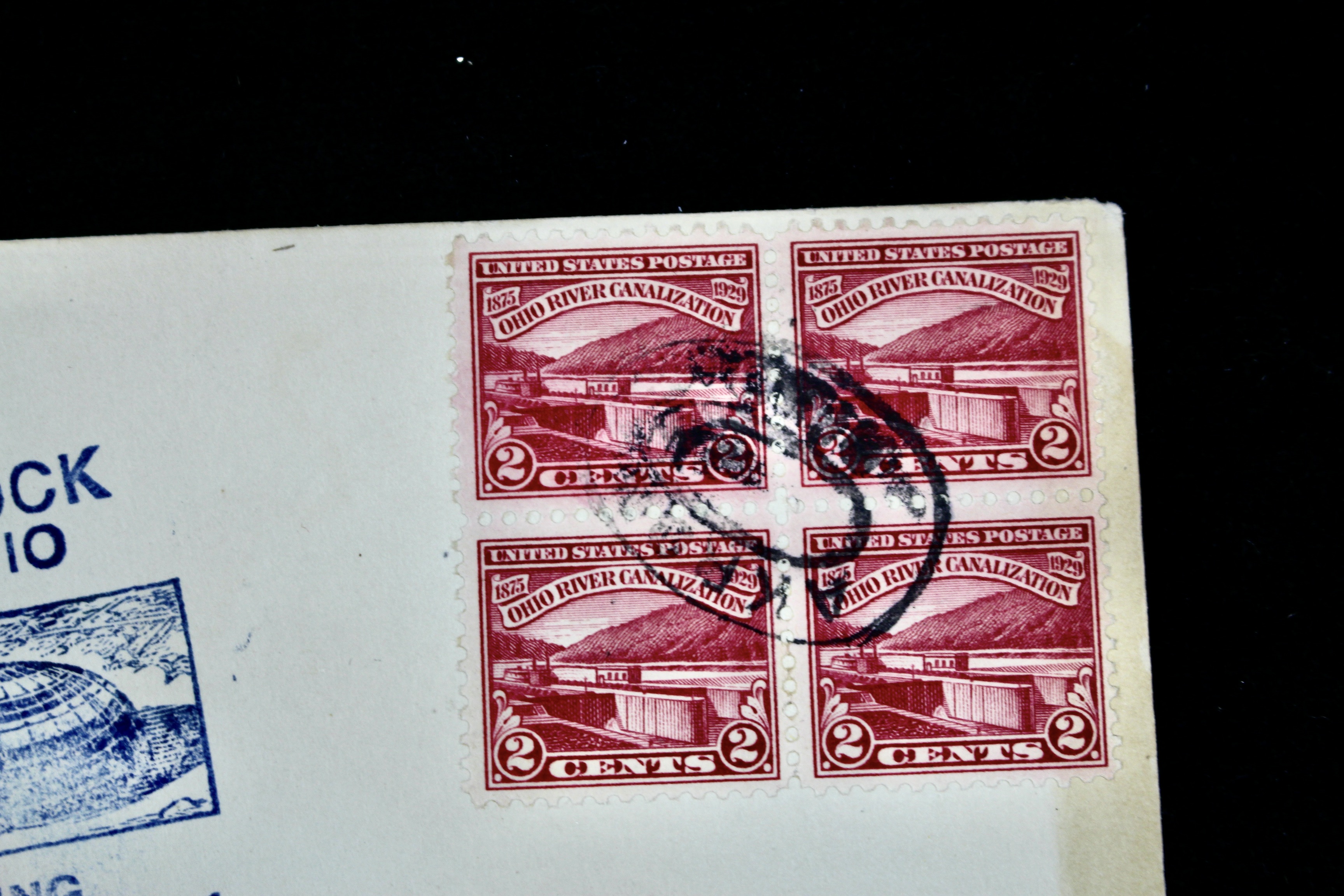 1932 USS Akron Graf Zeppelin Postal Cover