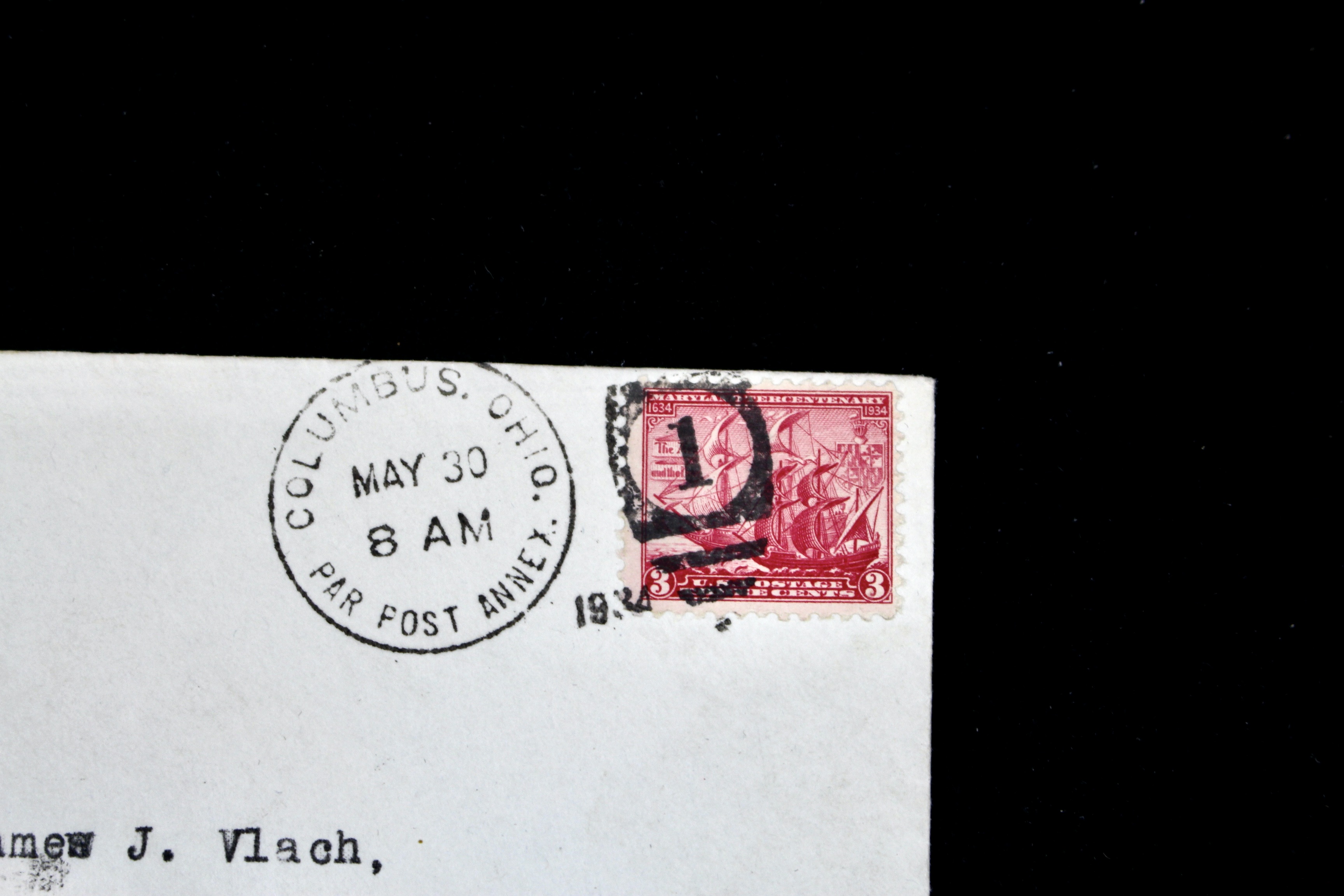 1934 "In Memoriam" USS Akron Zeppelin Postal Cover