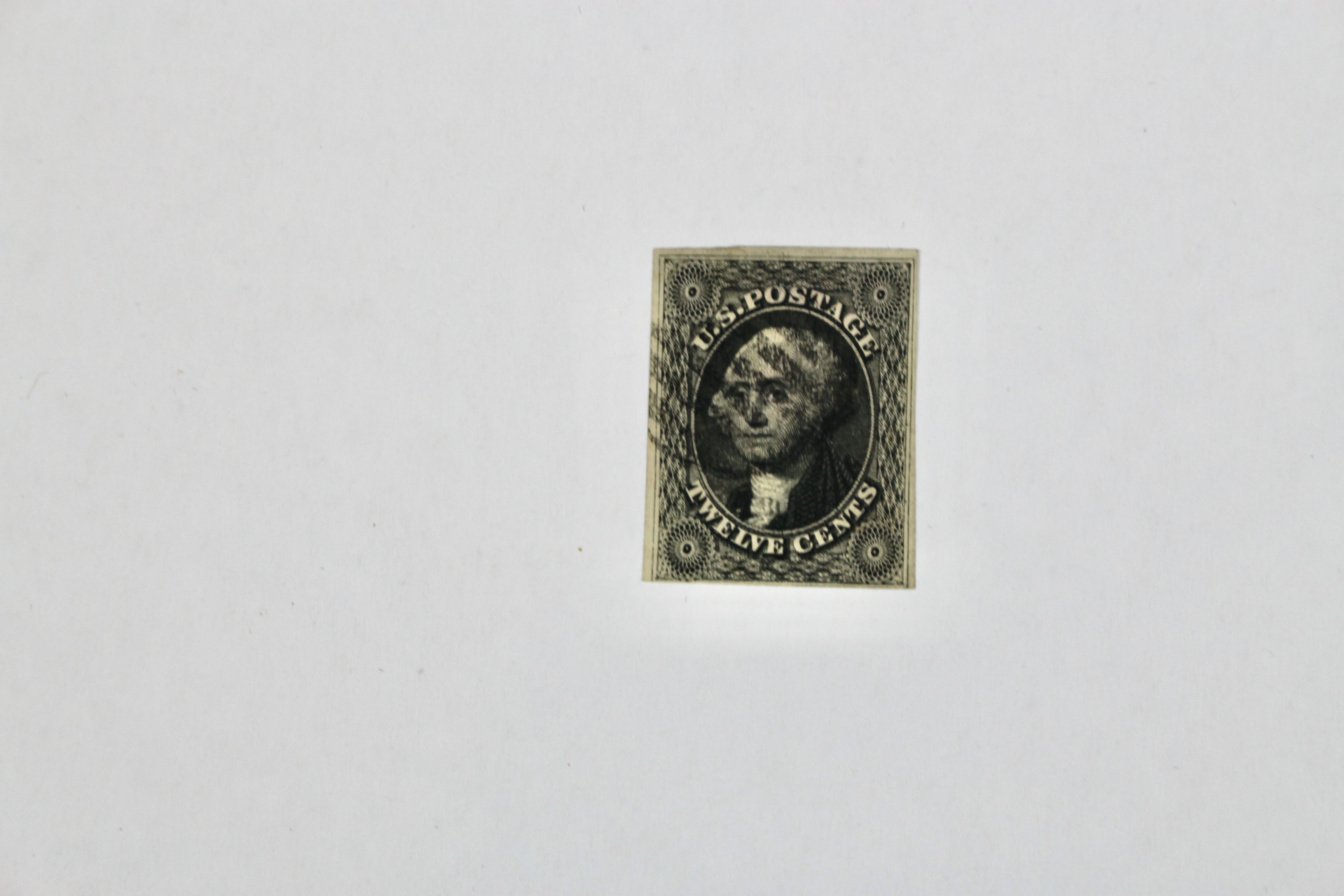 Seven Different Early Imperforate U.S. Postage Stamps