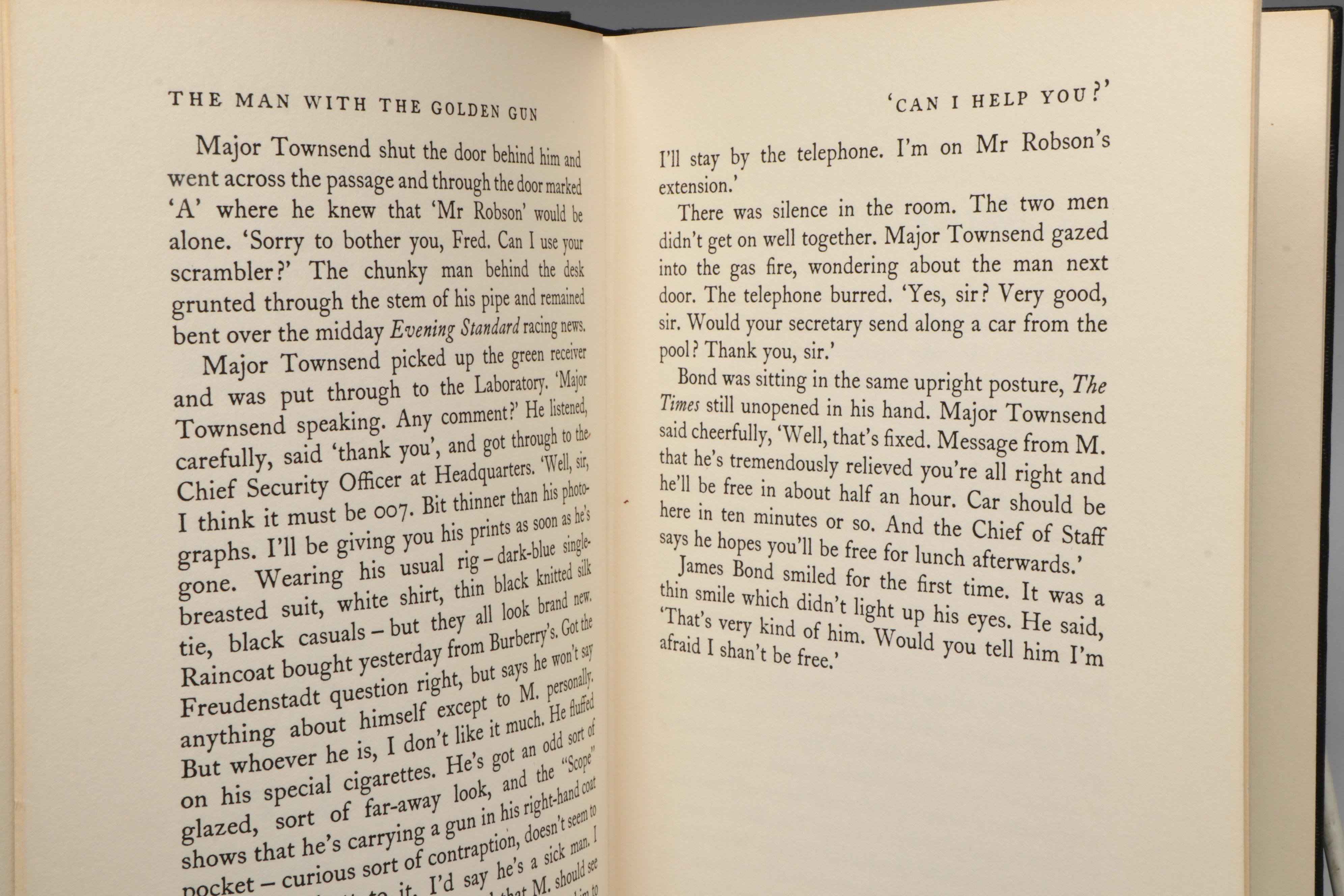 First UK Edition "The Man with the Golden Gun" by Ian Fleming, 1965