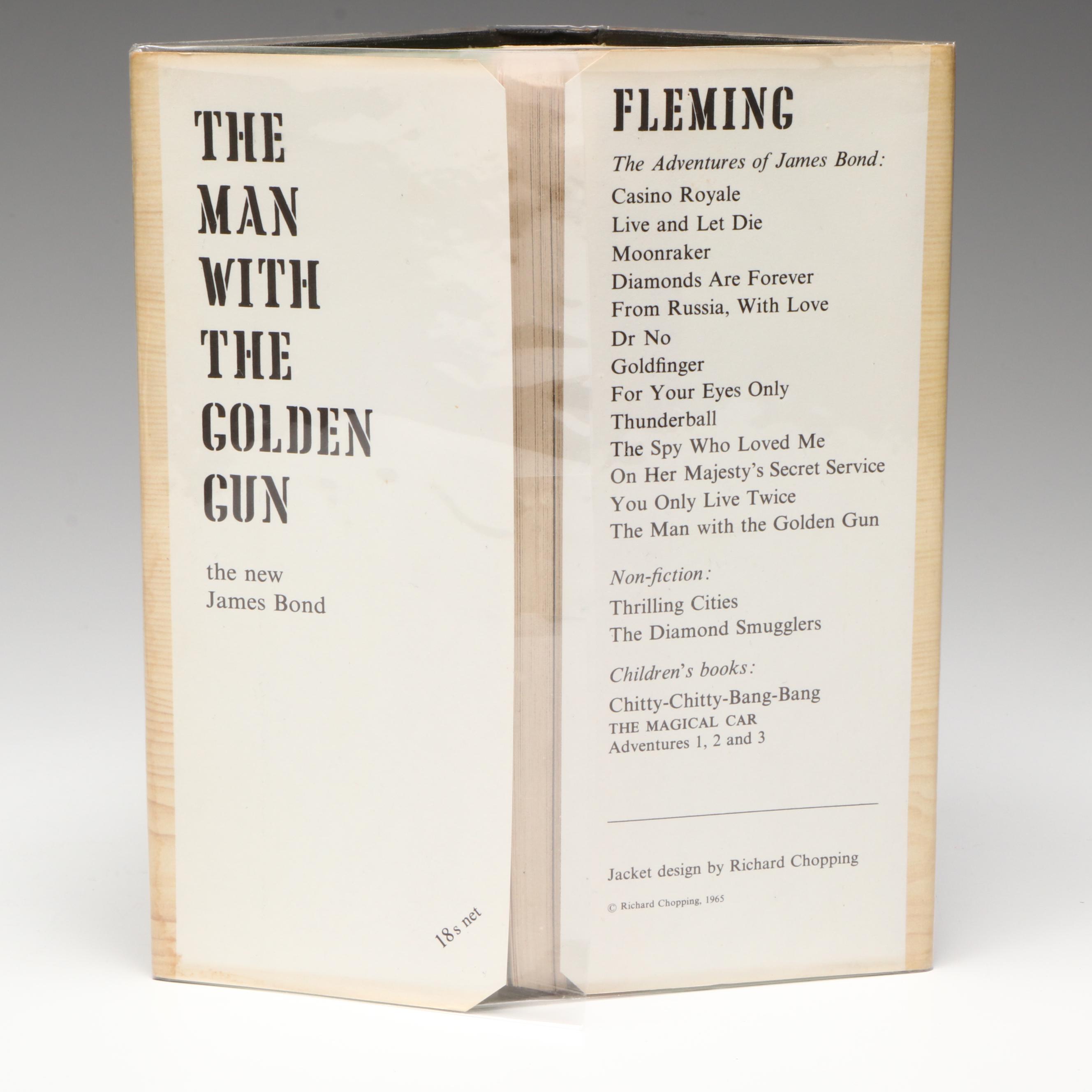 First UK Edition "The Man with the Golden Gun" by Ian Fleming, 1965
