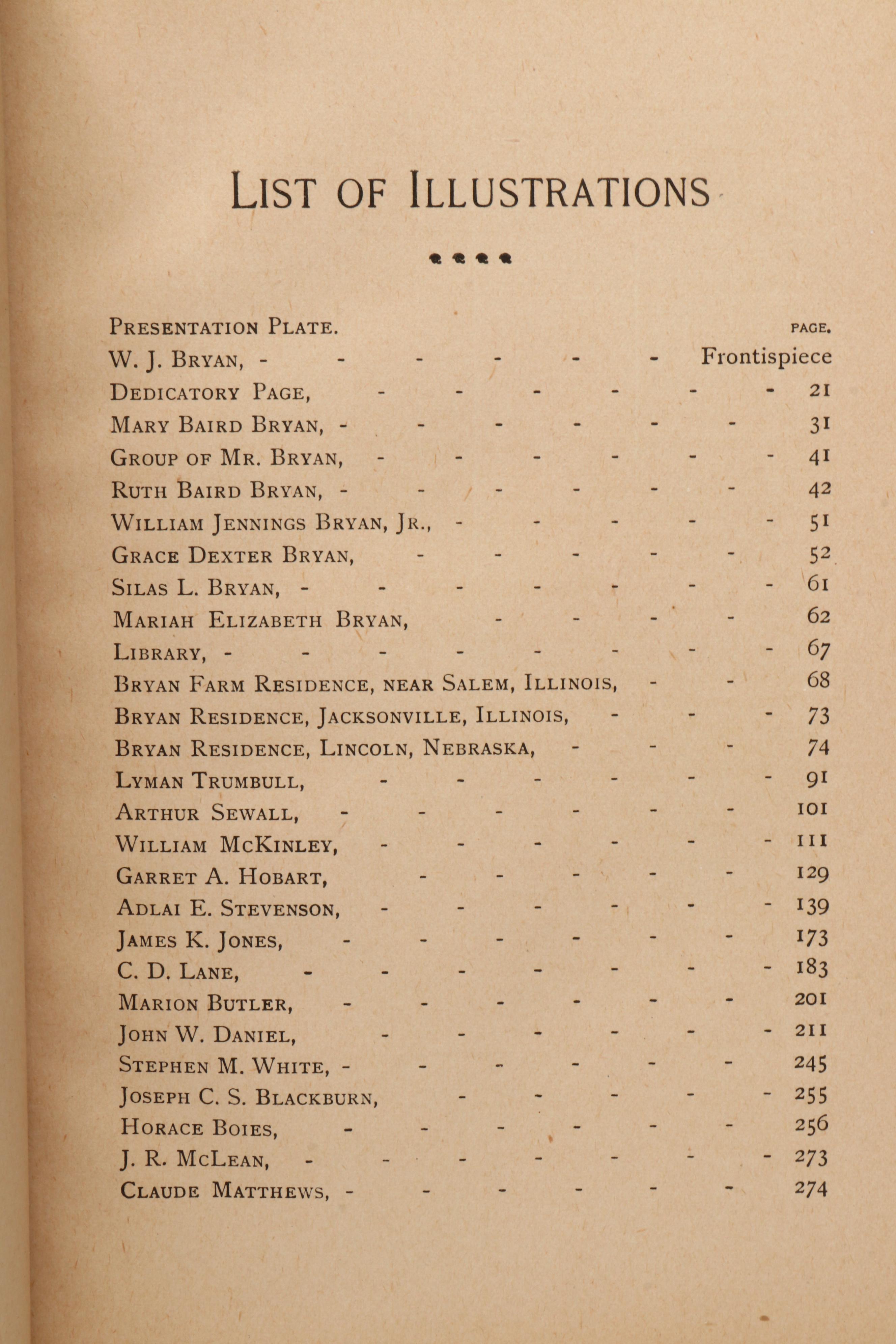 Illustrated First Edition "The First Battle" by William J. Bryan, 1896
