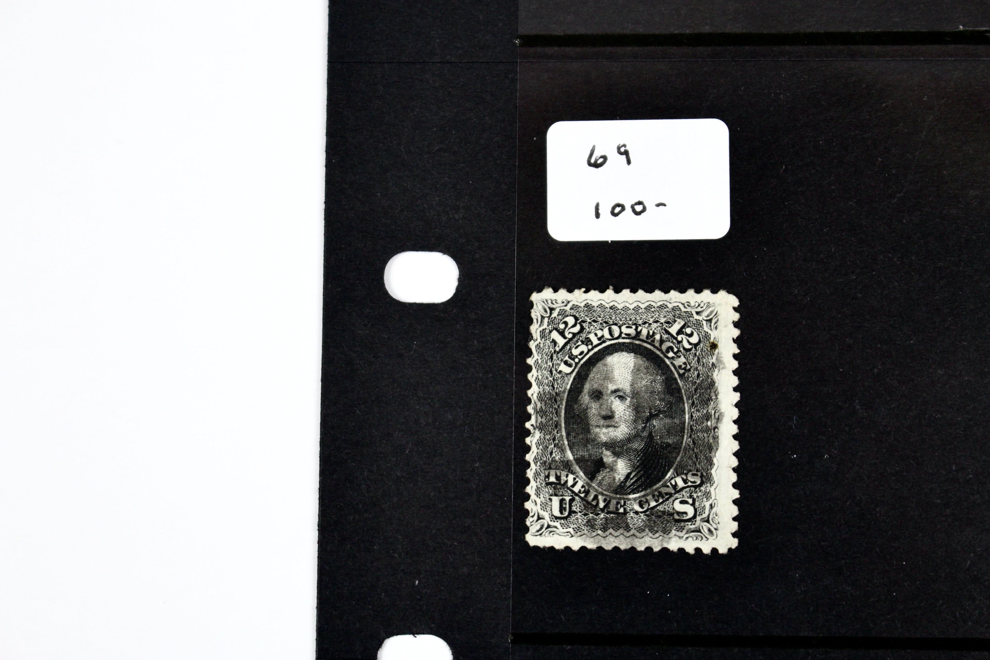 Five U.S. Postage Stamps, 1861 to 1862