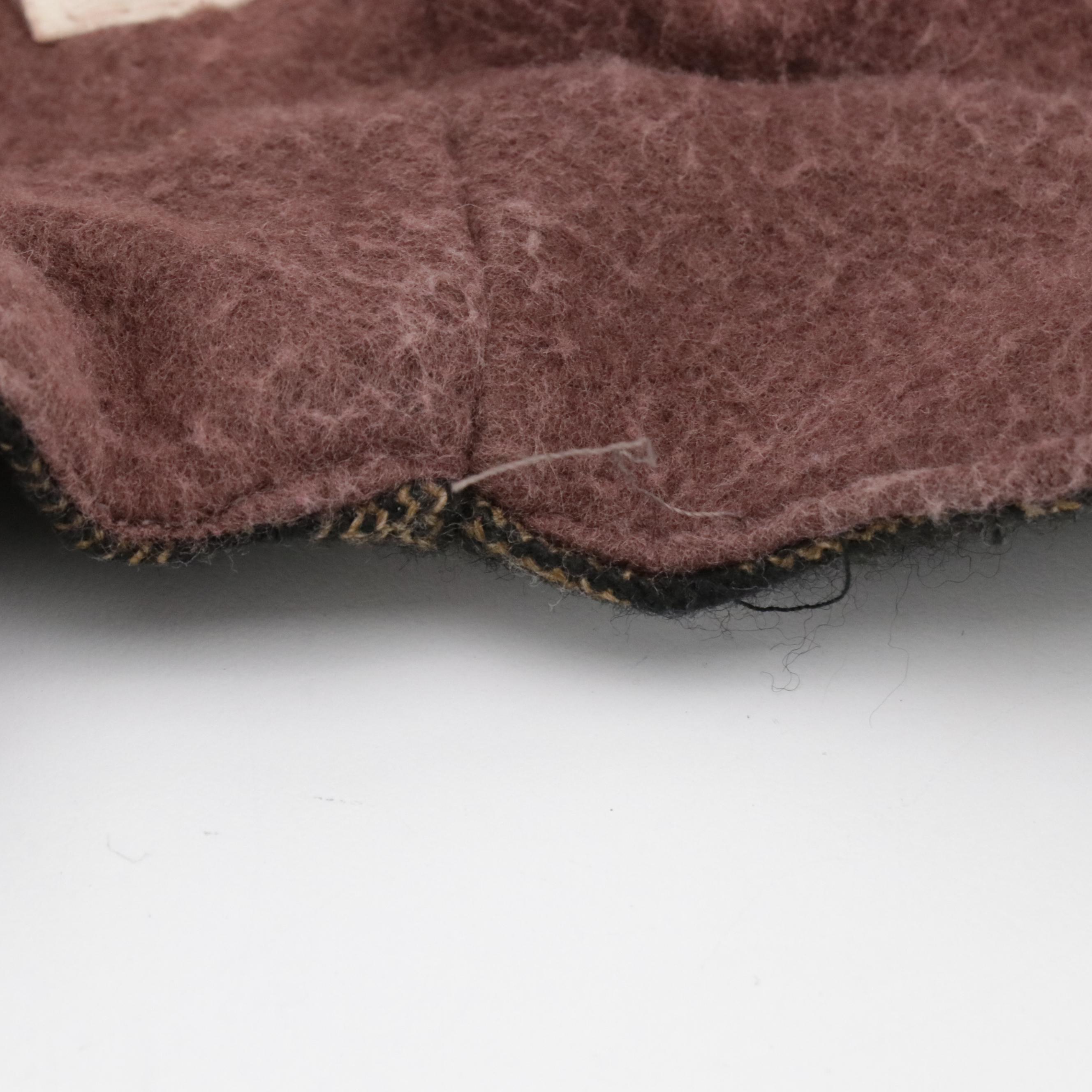 Celtic Fusion Plaid Wool Hooded Infinity Scarf and Glove