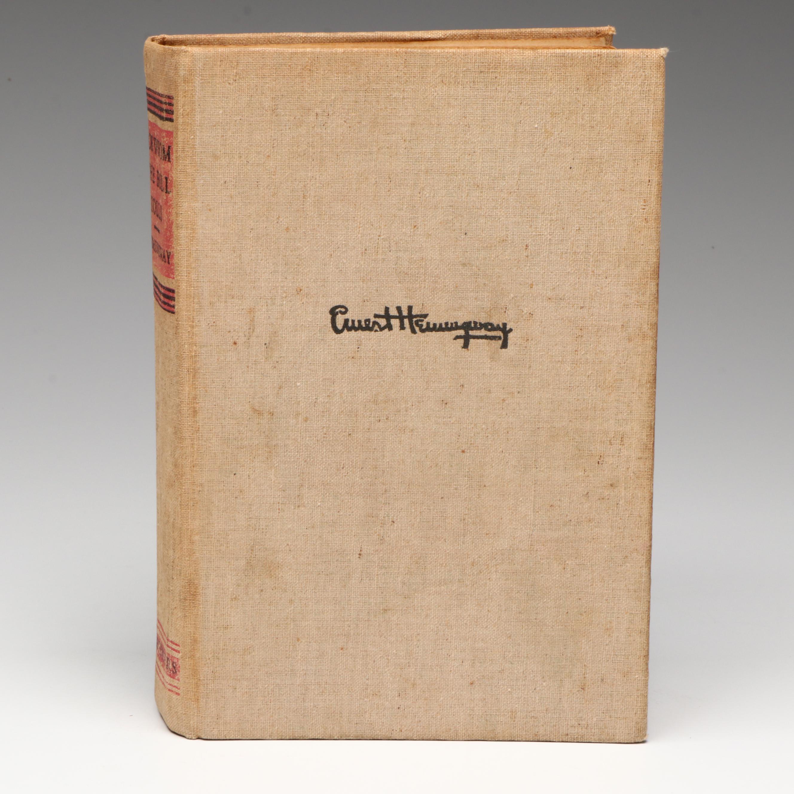 First Edition "For Whom the Bell Tolls" by Ernest Hemingway, 1940