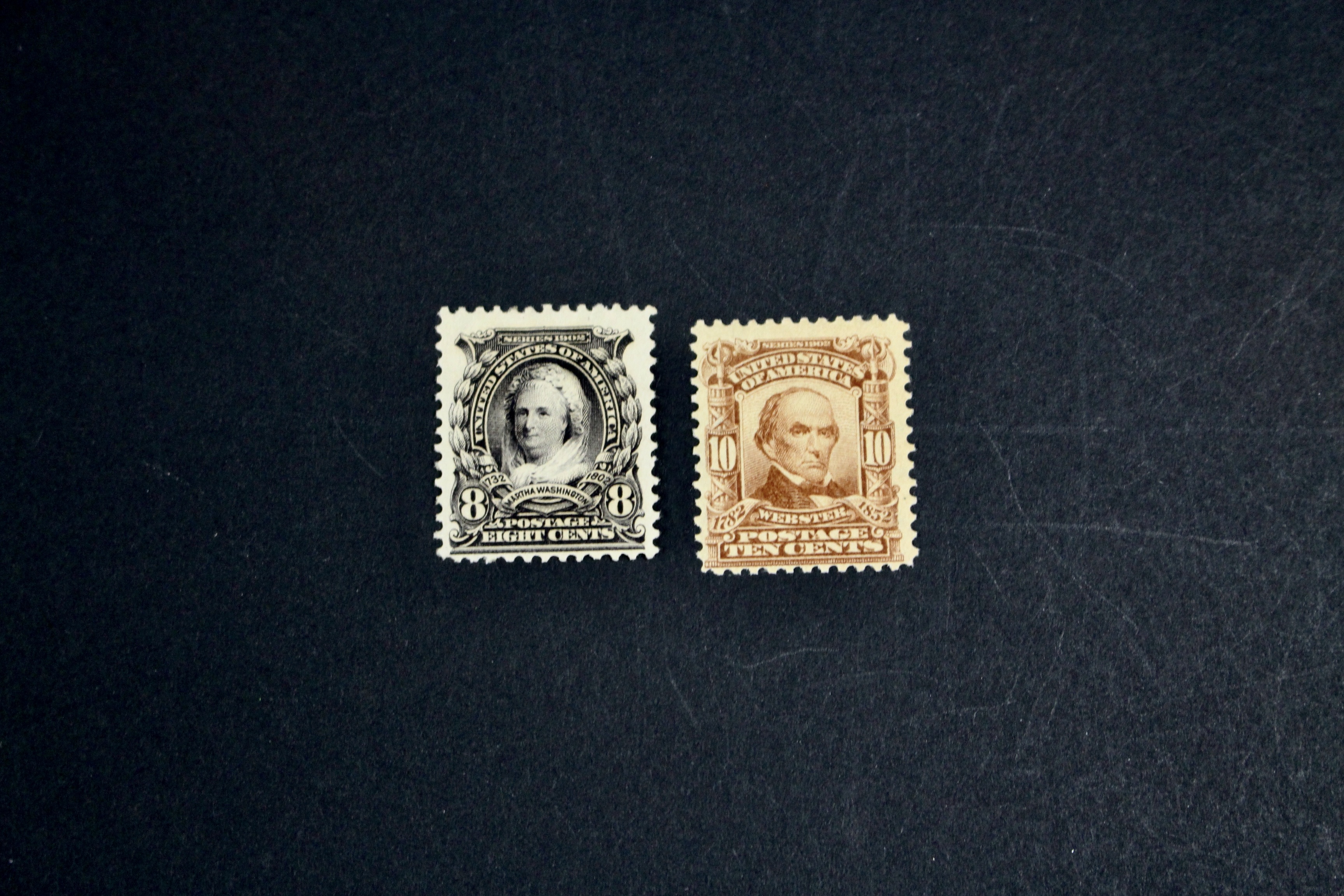 Eight Different MH Regular Issue U.S. Postage Stamps, 1902-1903