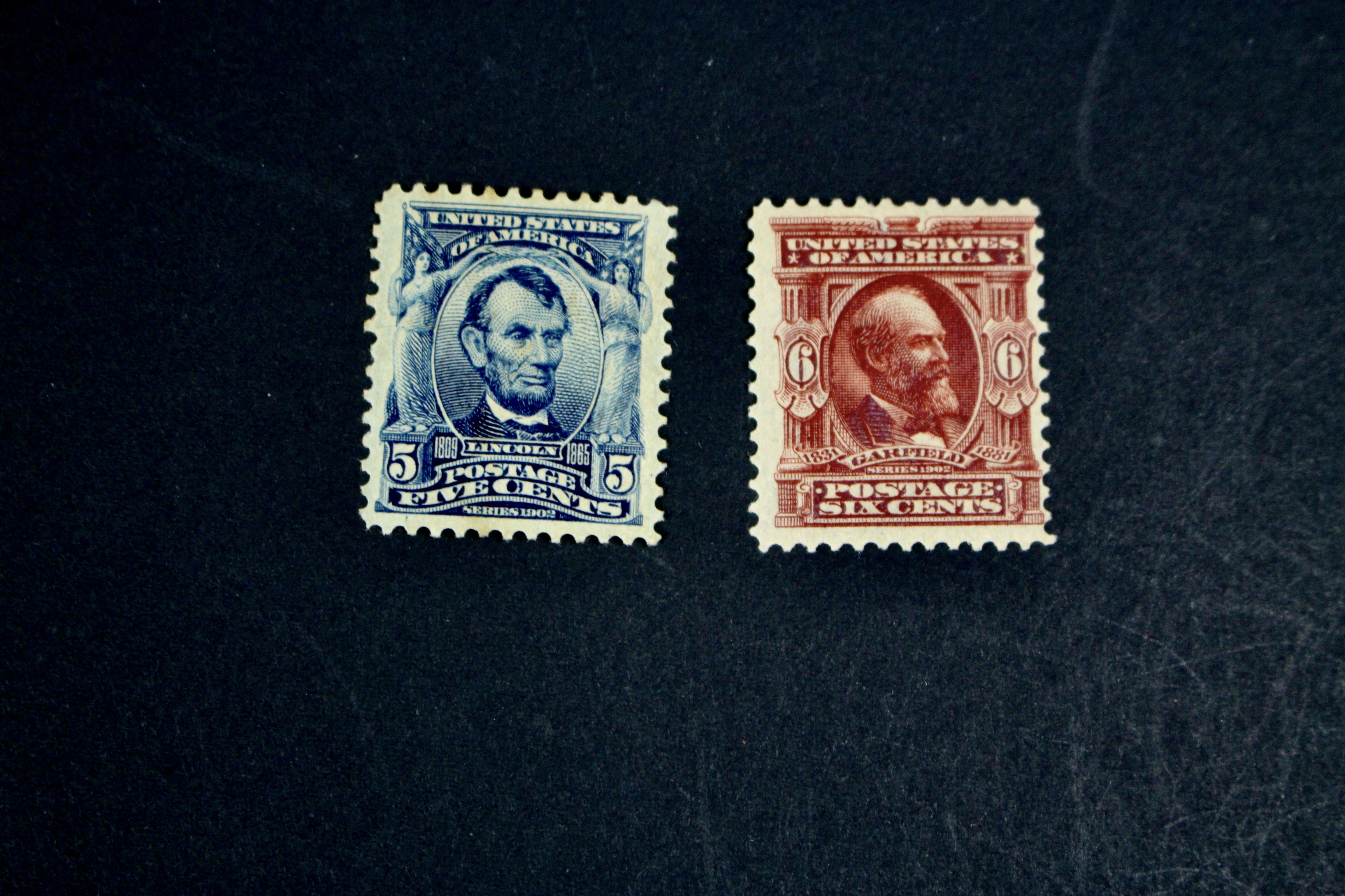 Eight Different MH Regular Issue U.S. Postage Stamps, 1902-1903