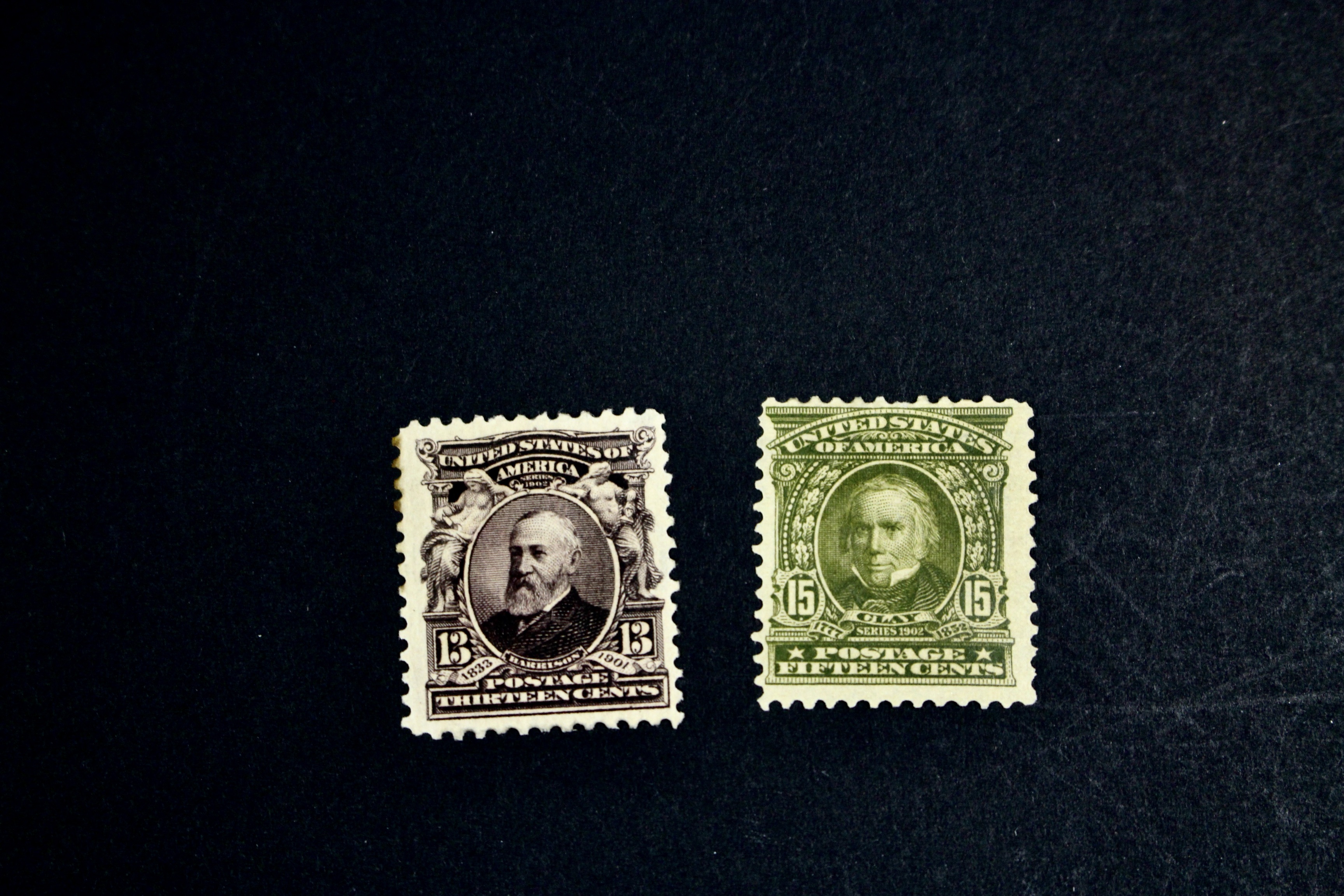 Eight Different MH Regular Issue U.S. Postage Stamps, 1902-1903