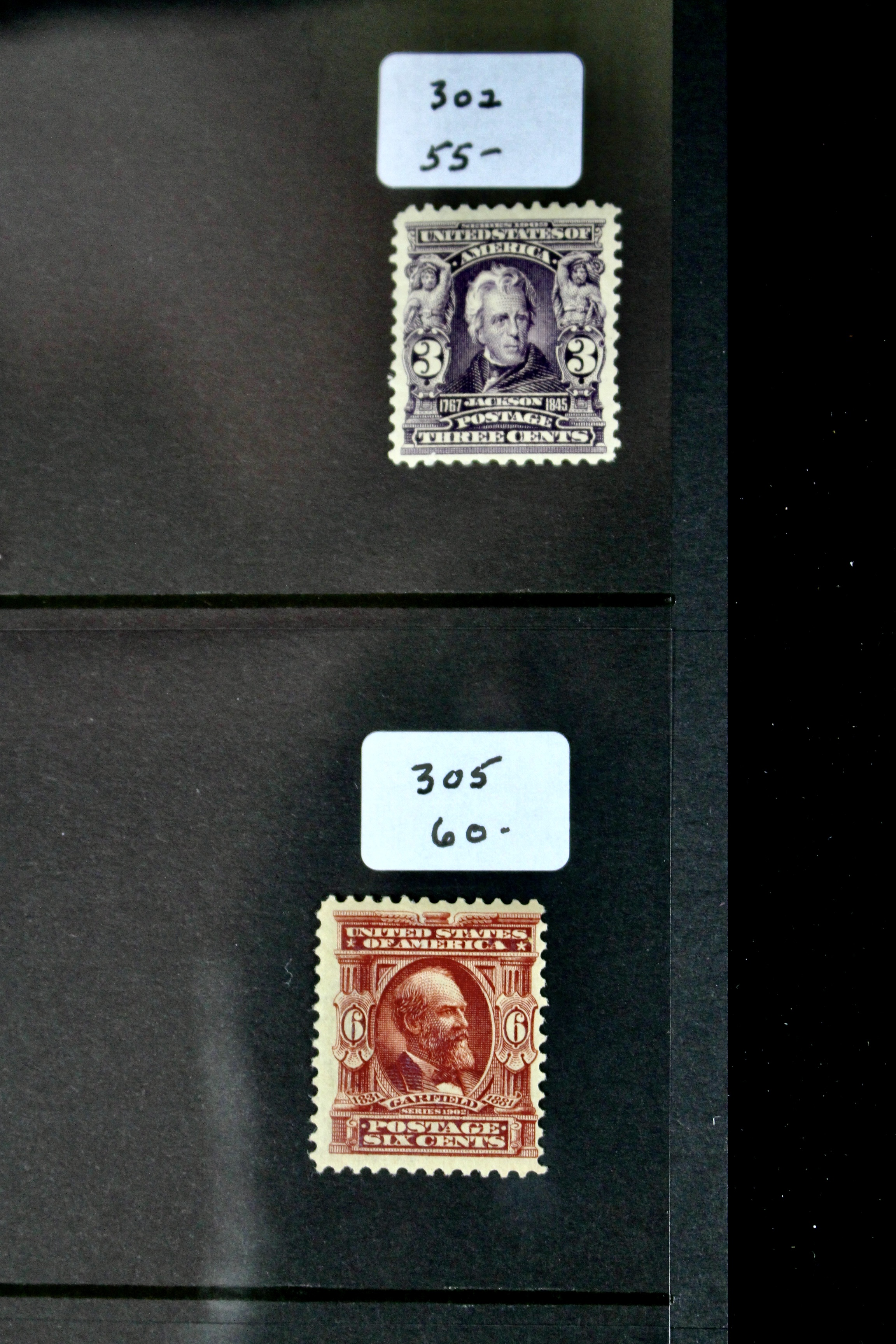 Eight Different MH Regular Issue U.S. Postage Stamps, 1902-1903