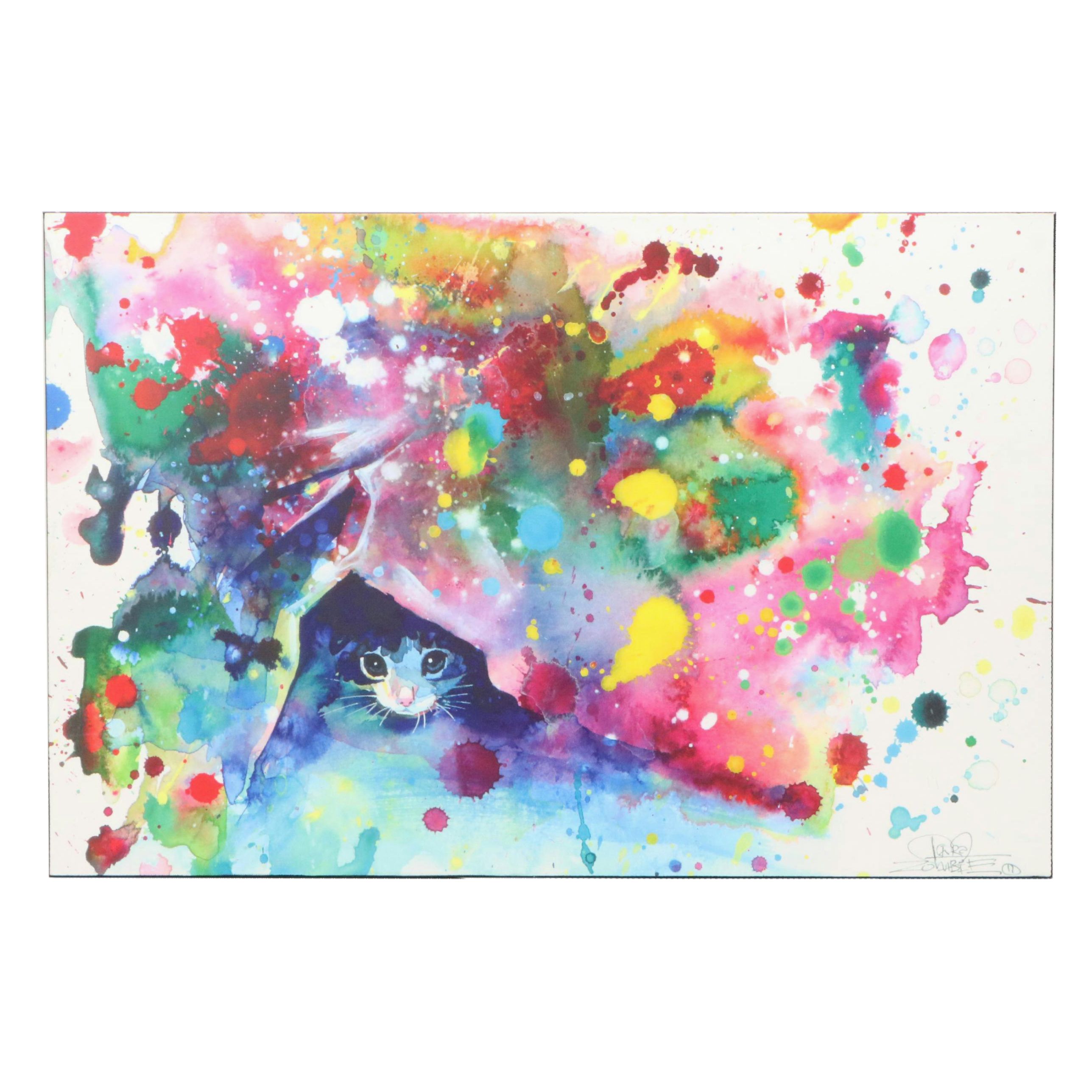 Giclée of Kitten After Lora Zombie "Meow"