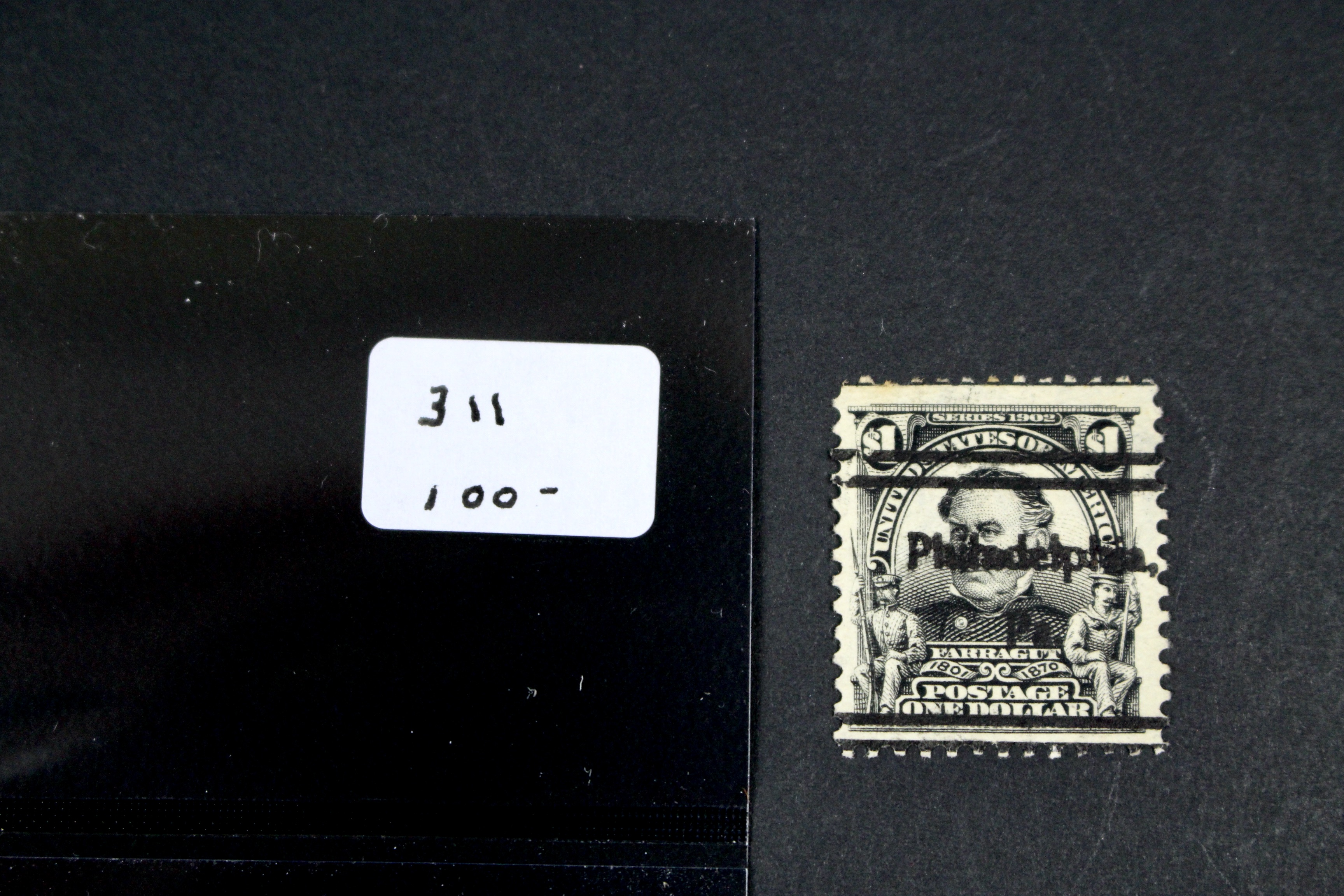 Four High Value U.S. Postage Stamps, 1902 to 1903