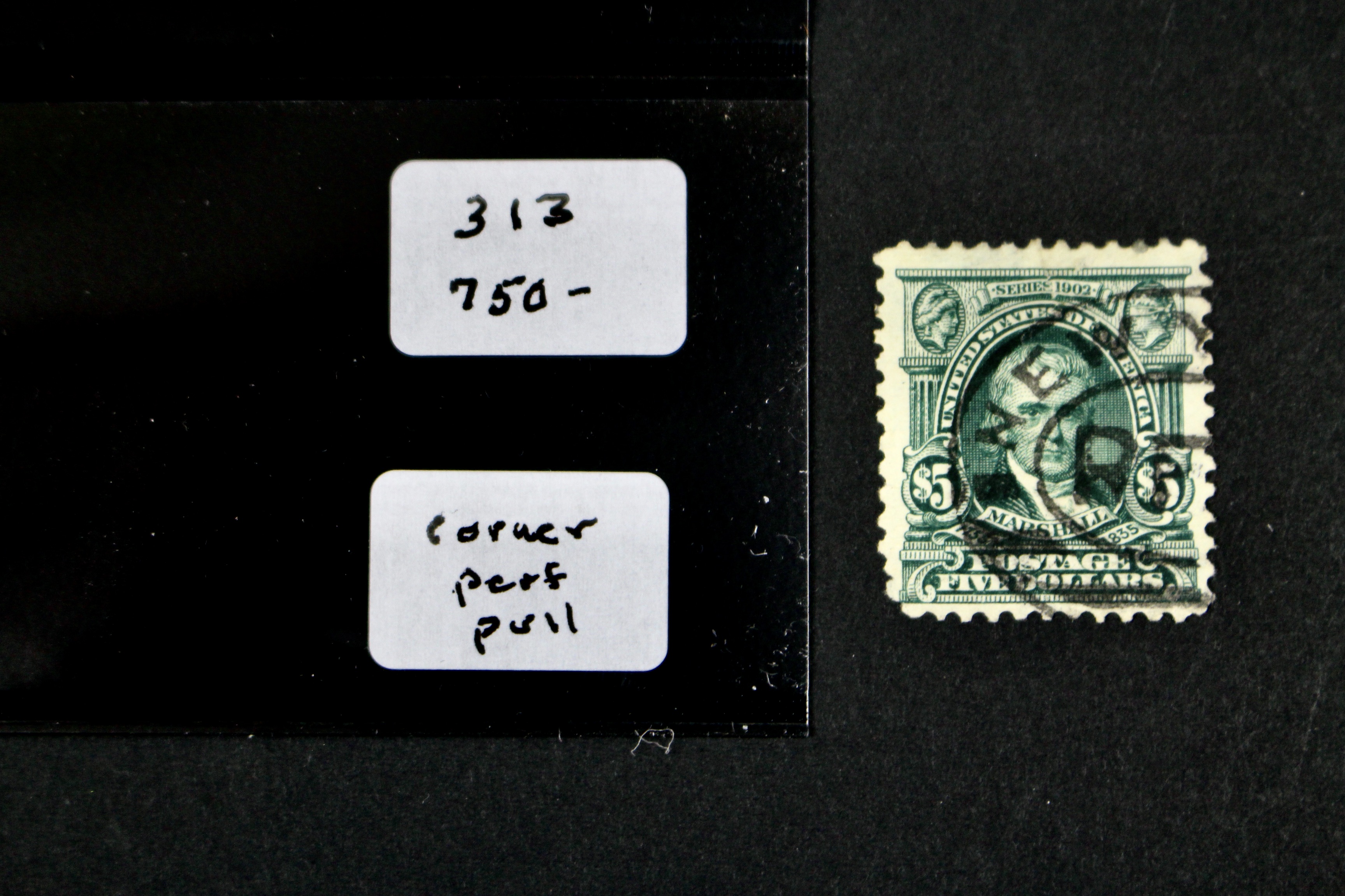 Four High Value U.S. Postage Stamps, 1902 to 1903