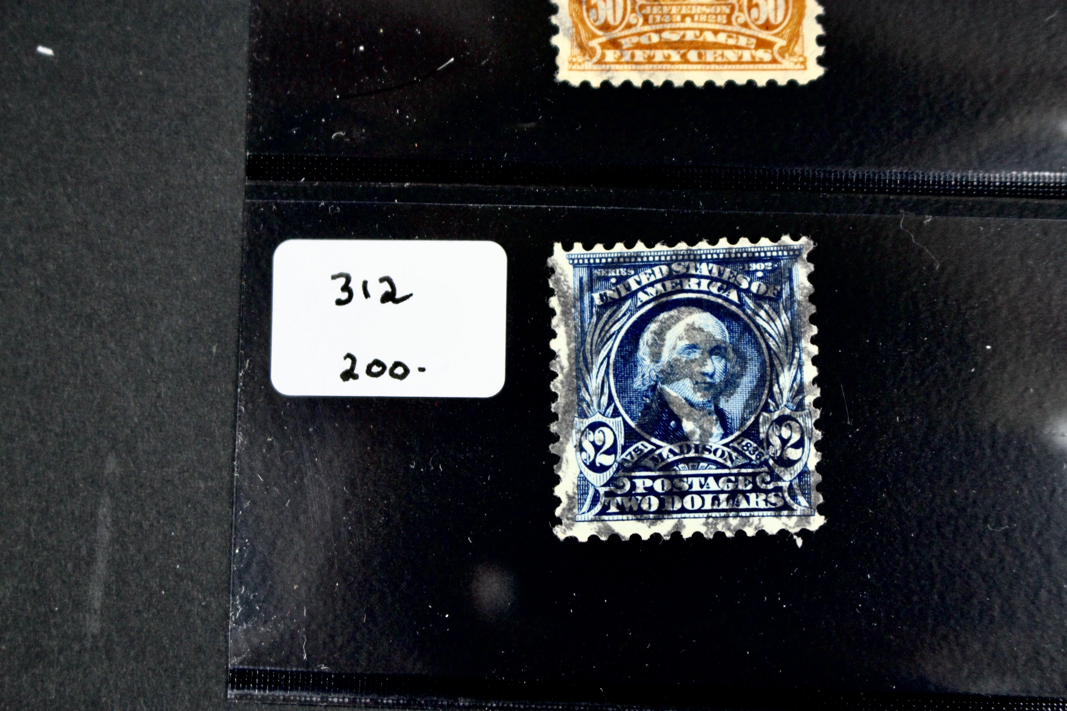 Four High Value U.S. Postage Stamps, 1902 to 1903