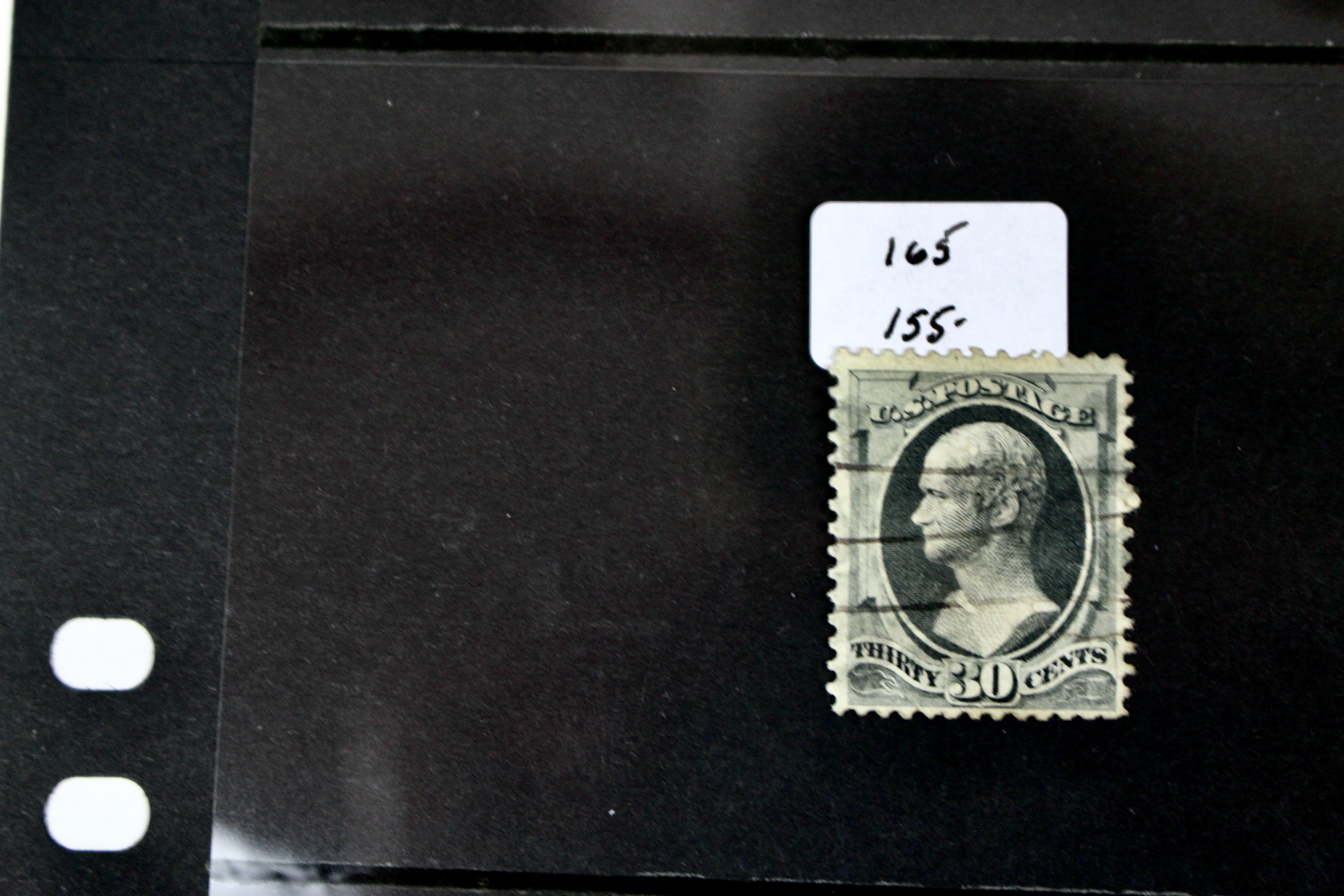 Ten Different 1873 U.S. Postage Stamp Issues, Scott 156 to 166