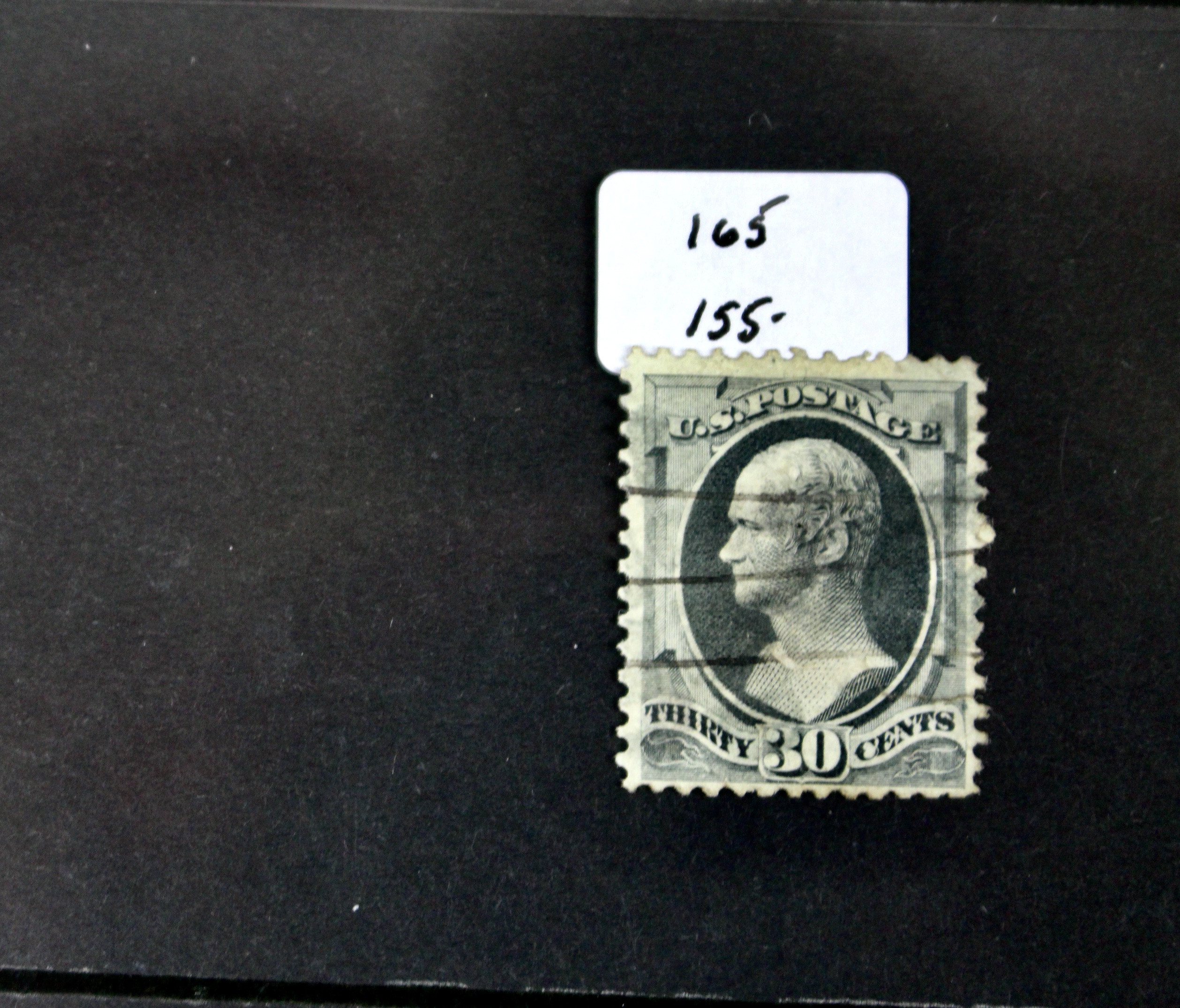 Ten Different 1873 U.S. Postage Stamp Issues, Scott 156 to 166