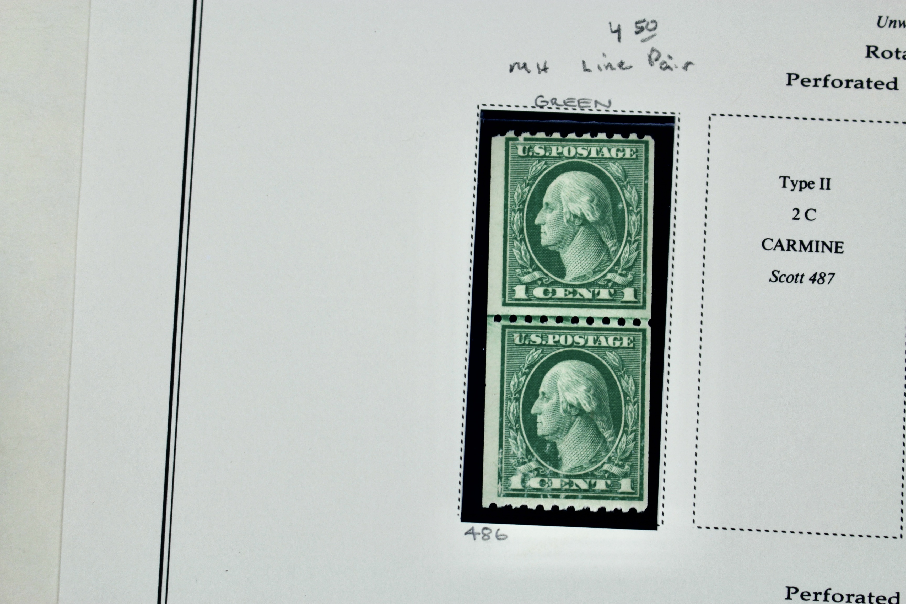 U.S. Coil Postage Stamp Collection, 1916 to 1932