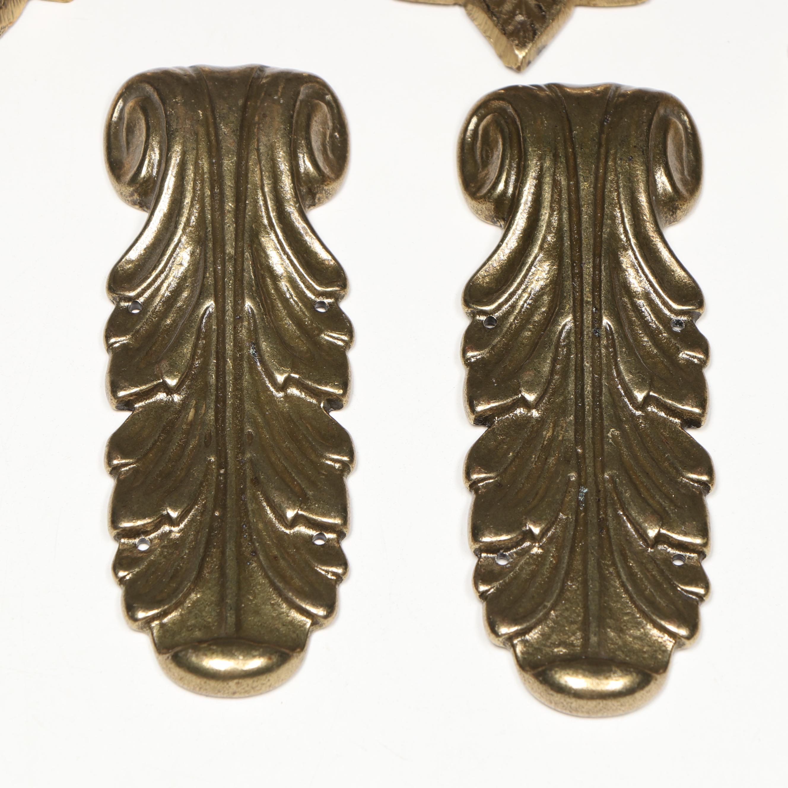 Italian Framed Portrait Miniatures with Other Victorian Style Brass Accents