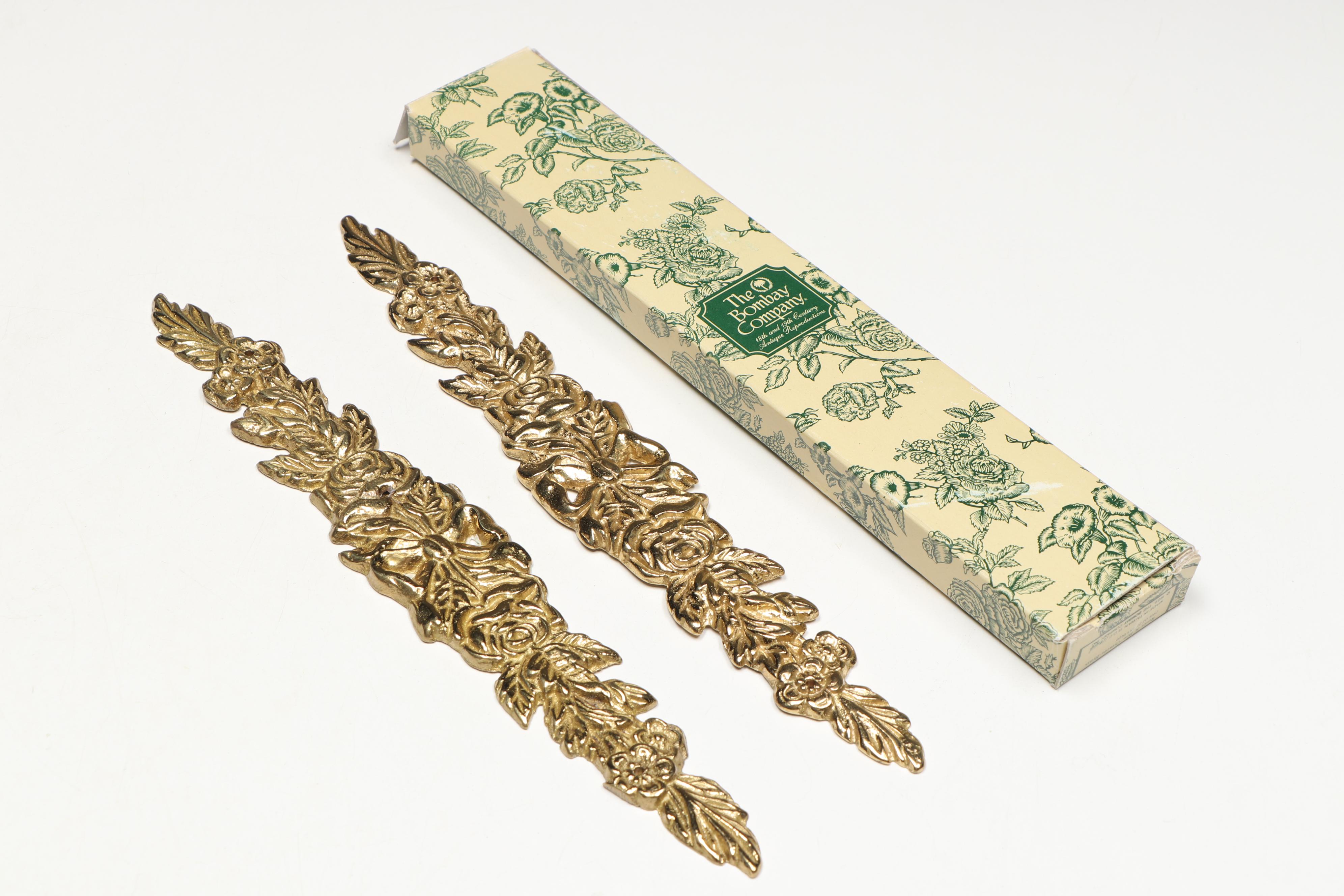 Italian Framed Portrait Miniatures with Other Victorian Style Brass Accents