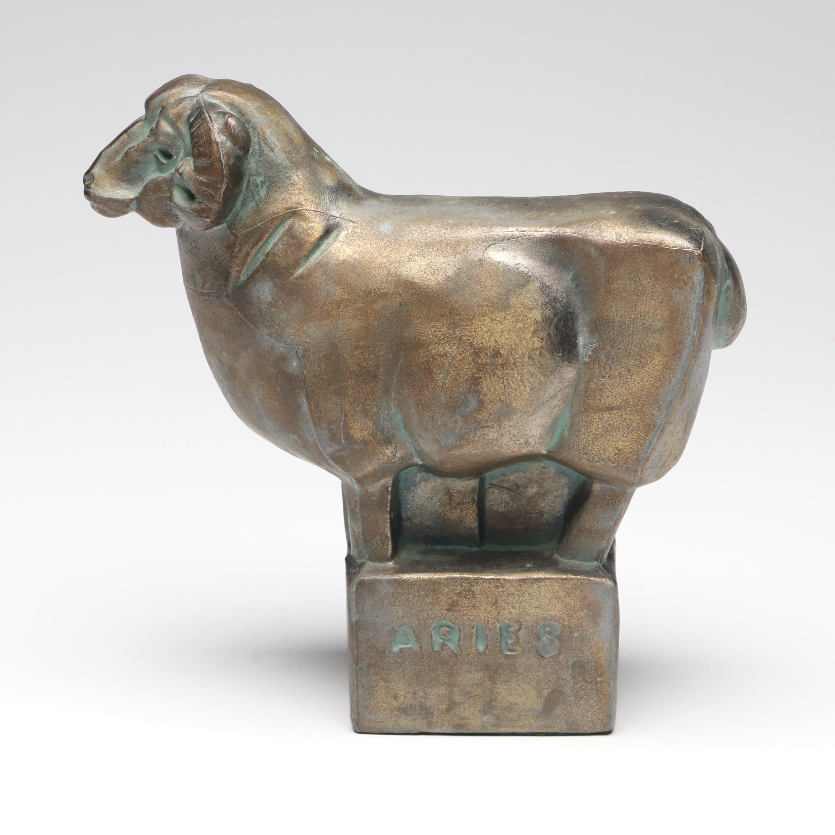 German Euramca Anniversary Clock, Bronze and Marble Pen Holder, More