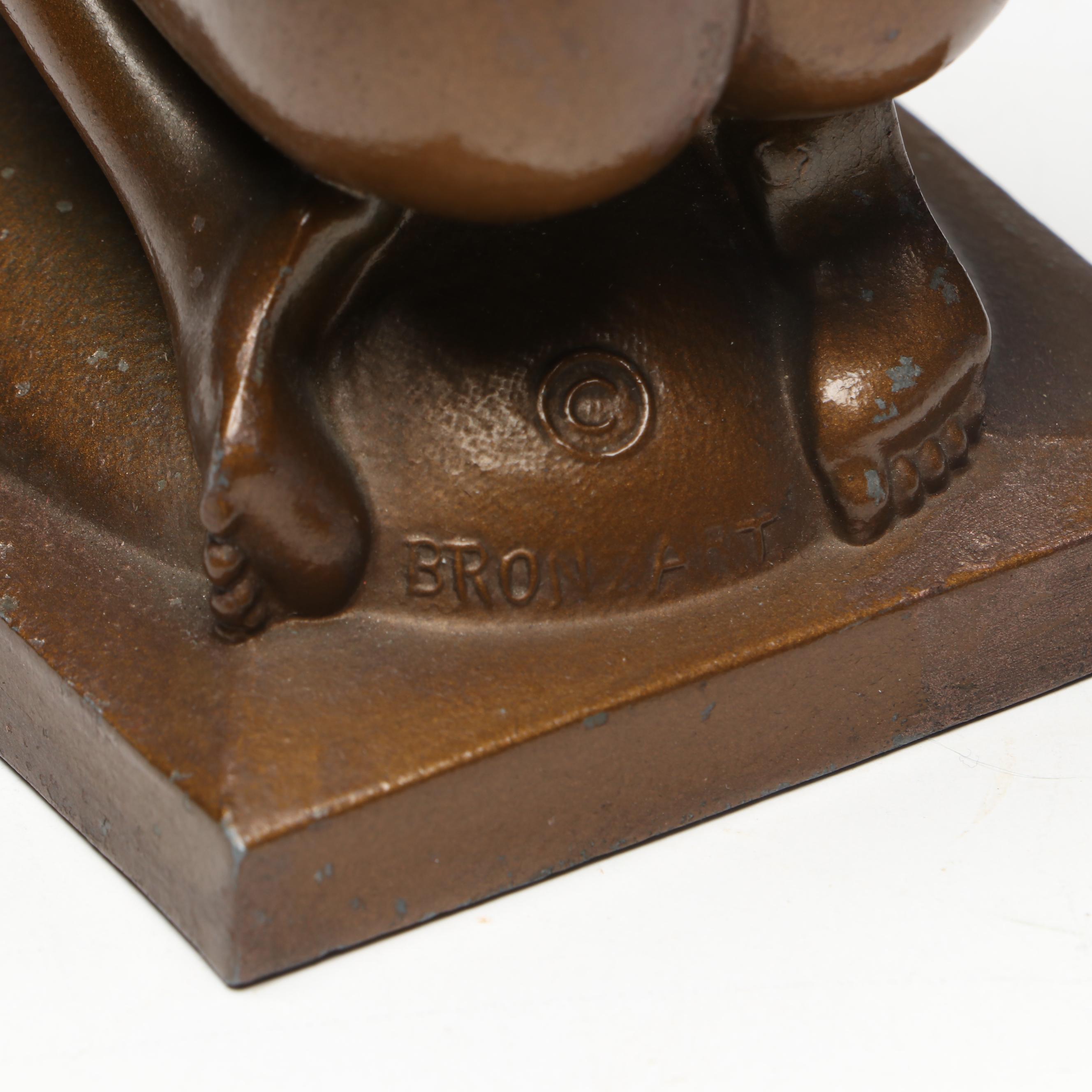 German Euramca Anniversary Clock, Bronze and Marble Pen Holder, More