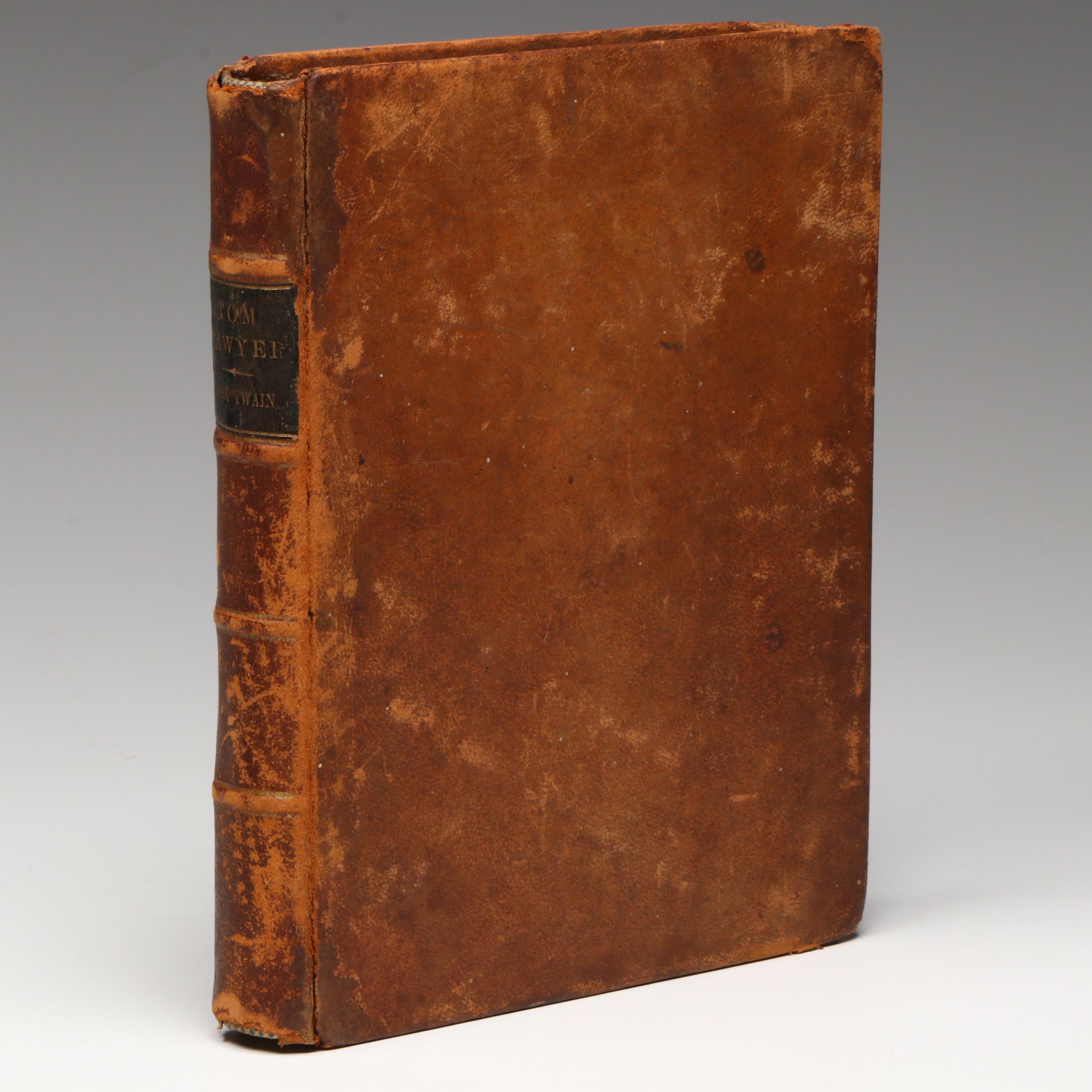 First Edition, Second Issue "The Adventures of Tom Sawyer" by Mark Twain, 1876