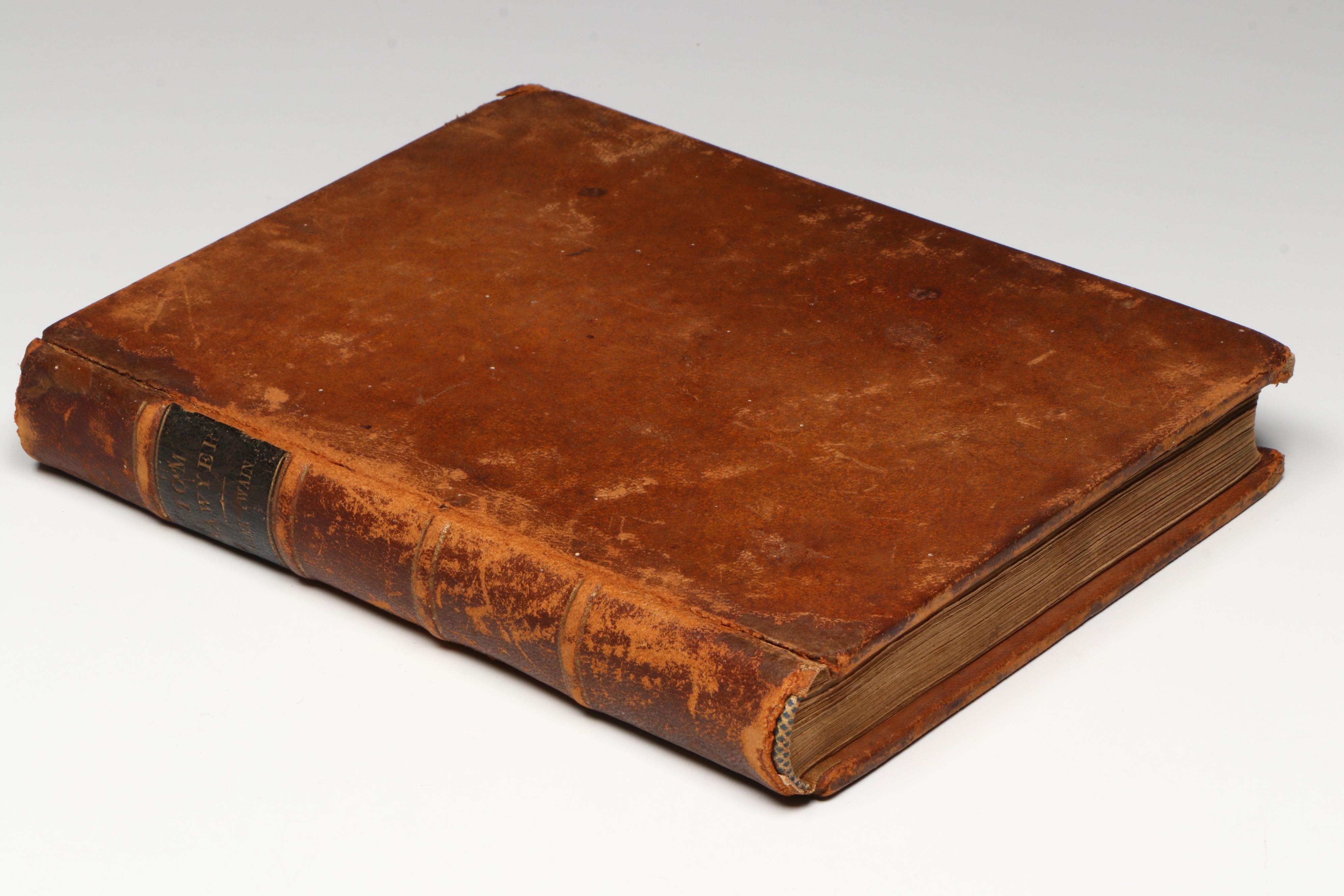 First Edition, Second Issue "The Adventures of Tom Sawyer" by Mark Twain, 1876