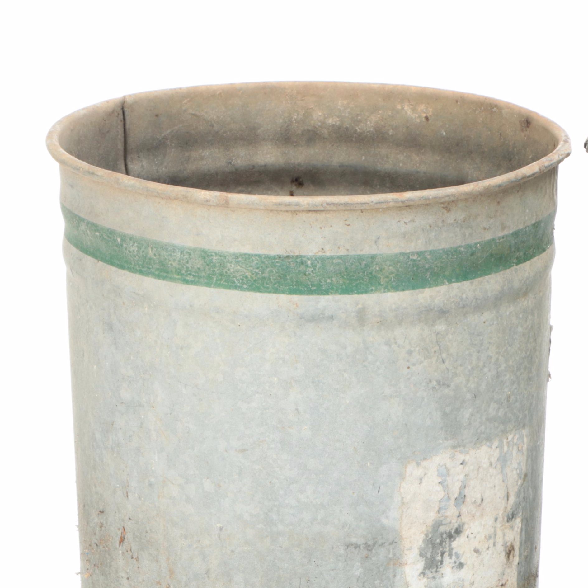 Galvanized Steel Flower Buckets, 20th Century