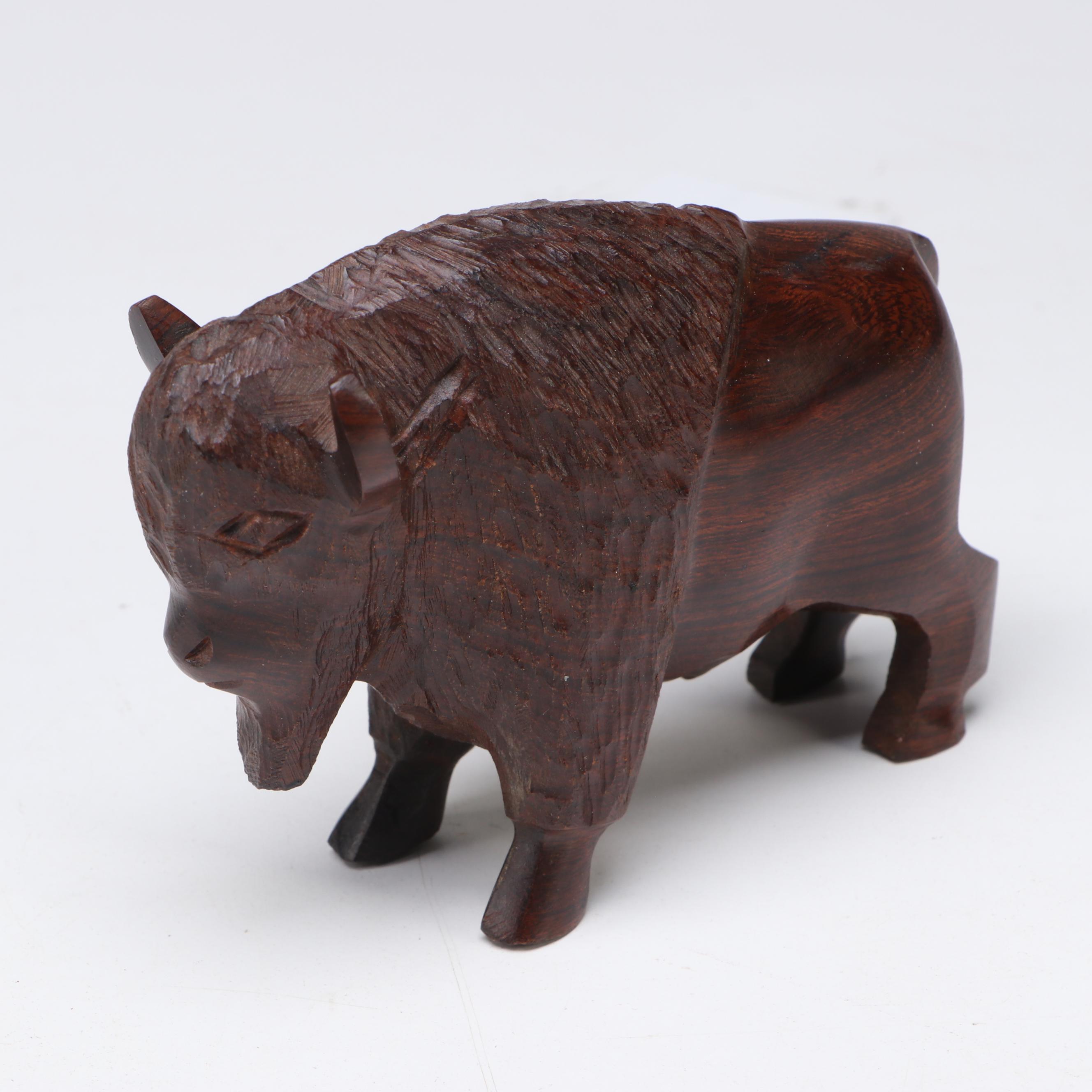 Minnie Adkins Hand-Carved Roosters with Other Folk Art Style Carvings