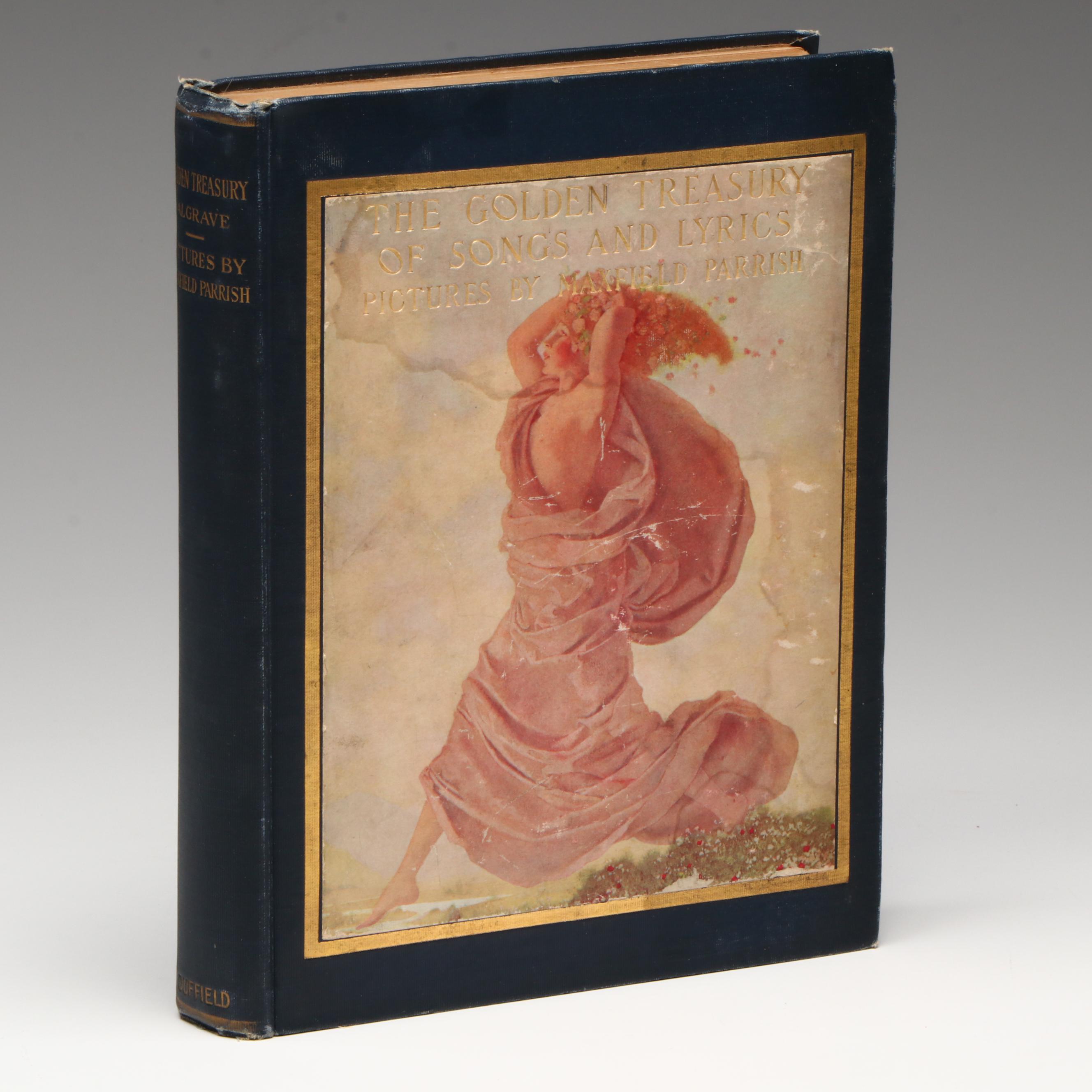 Maxfield Parrish Illustrated First Edition "Golden Treasury of Songs and Lyrics"