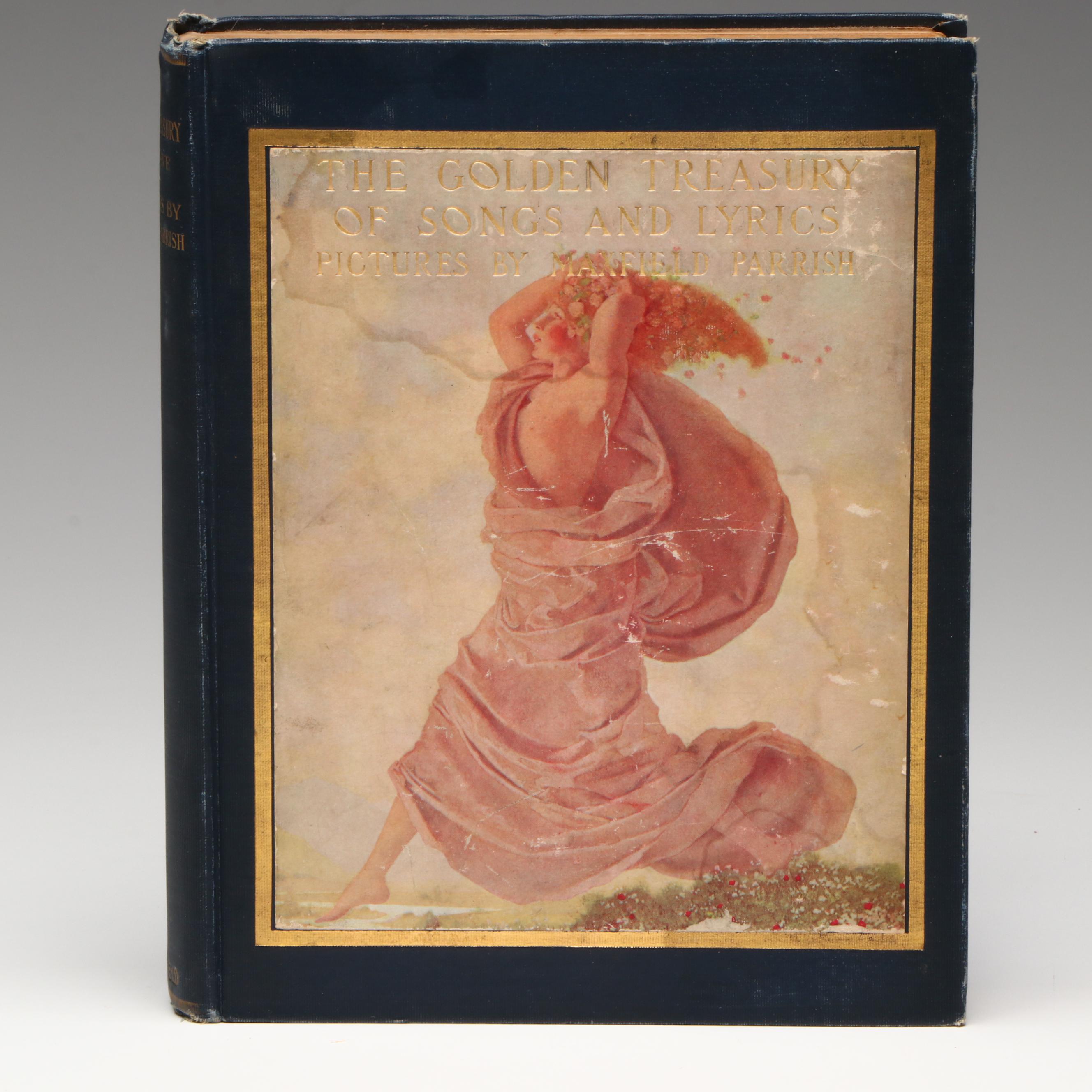 Maxfield Parrish Illustrated First Edition "Golden Treasury of Songs and Lyrics"