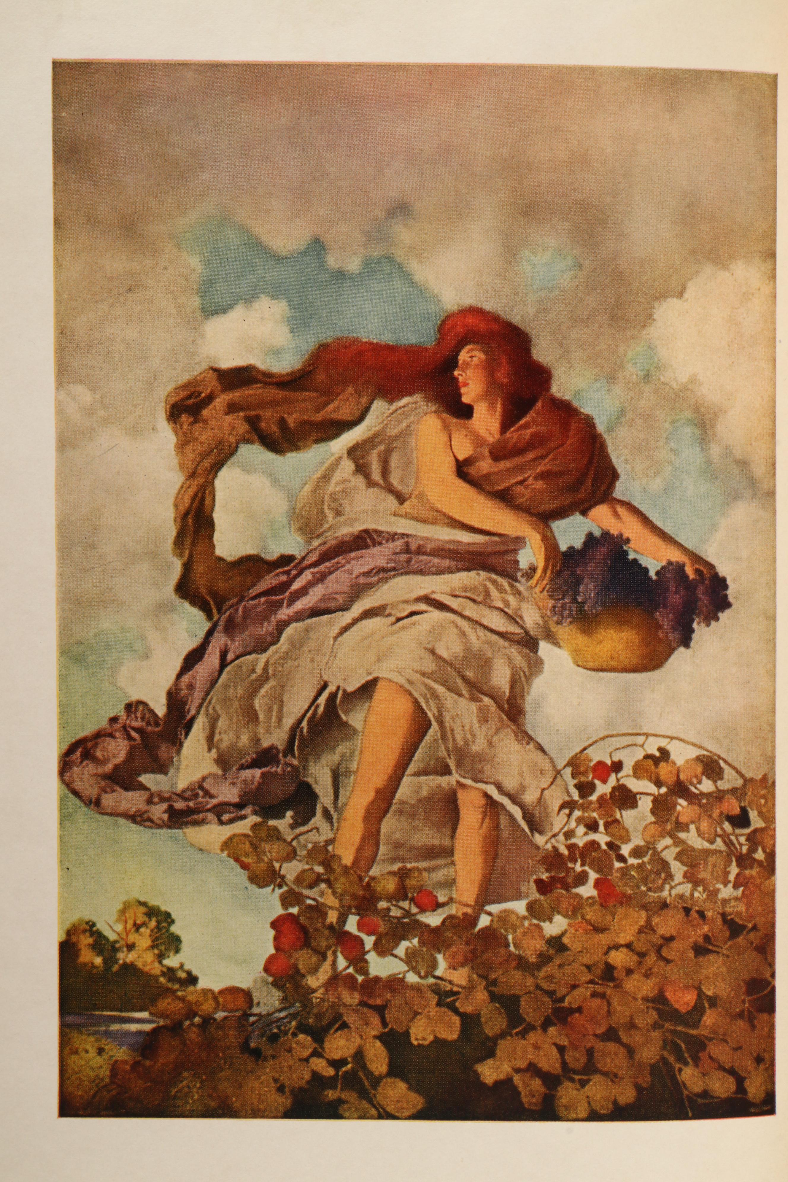 Maxfield Parrish Illustrated First Edition "Golden Treasury of Songs and Lyrics"