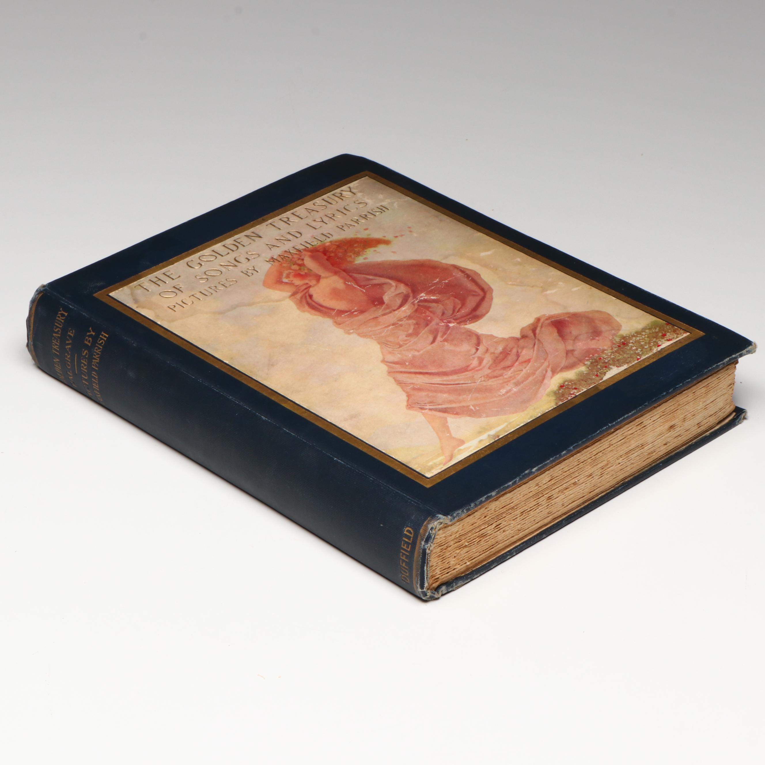 Maxfield Parrish Illustrated First Edition "Golden Treasury of Songs and Lyrics"