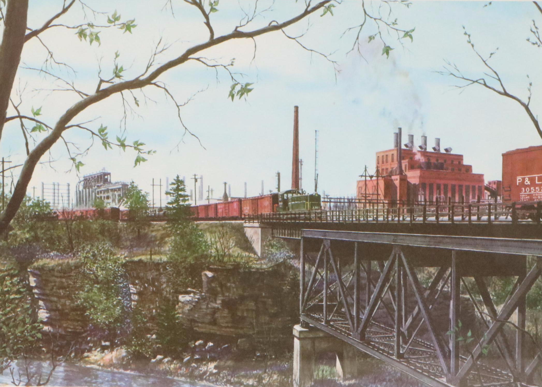 New York Central Railroad Poster After Howard Fogg, Circa 1960