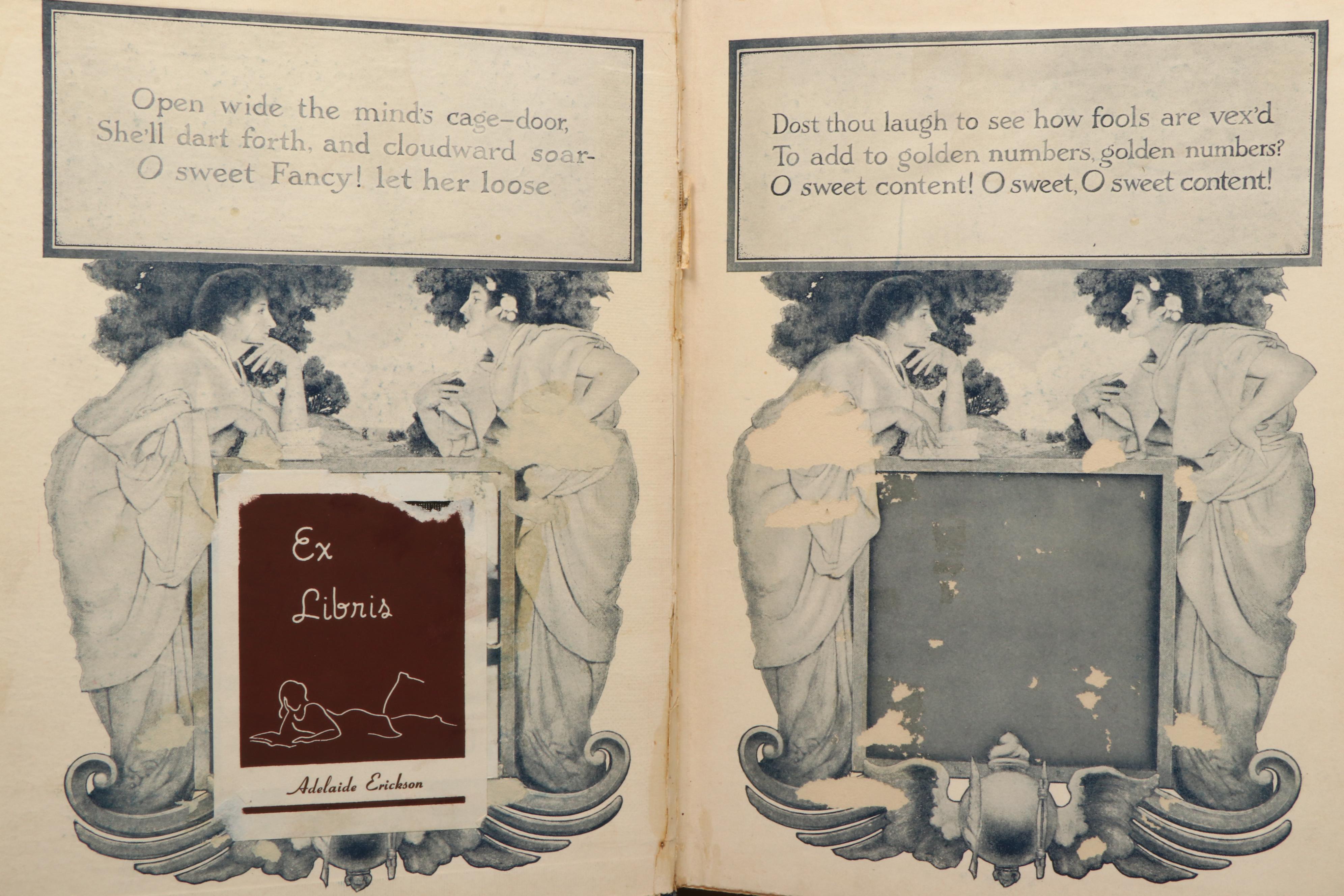 Maxfield Parrish Illustrated First Edition "Golden Treasury of Songs and Lyrics"