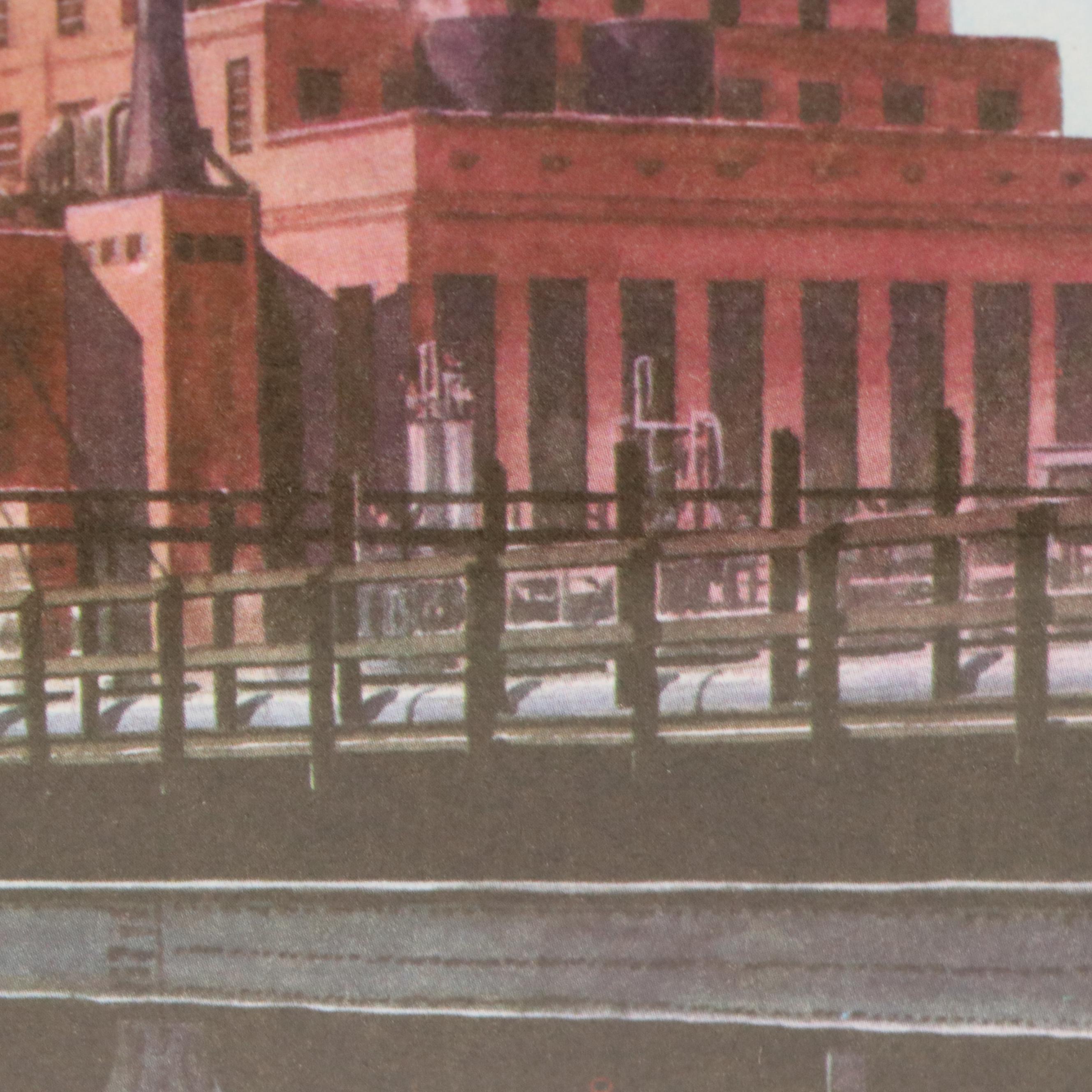 New York Central Railroad Poster After Howard Fogg, Circa 1960