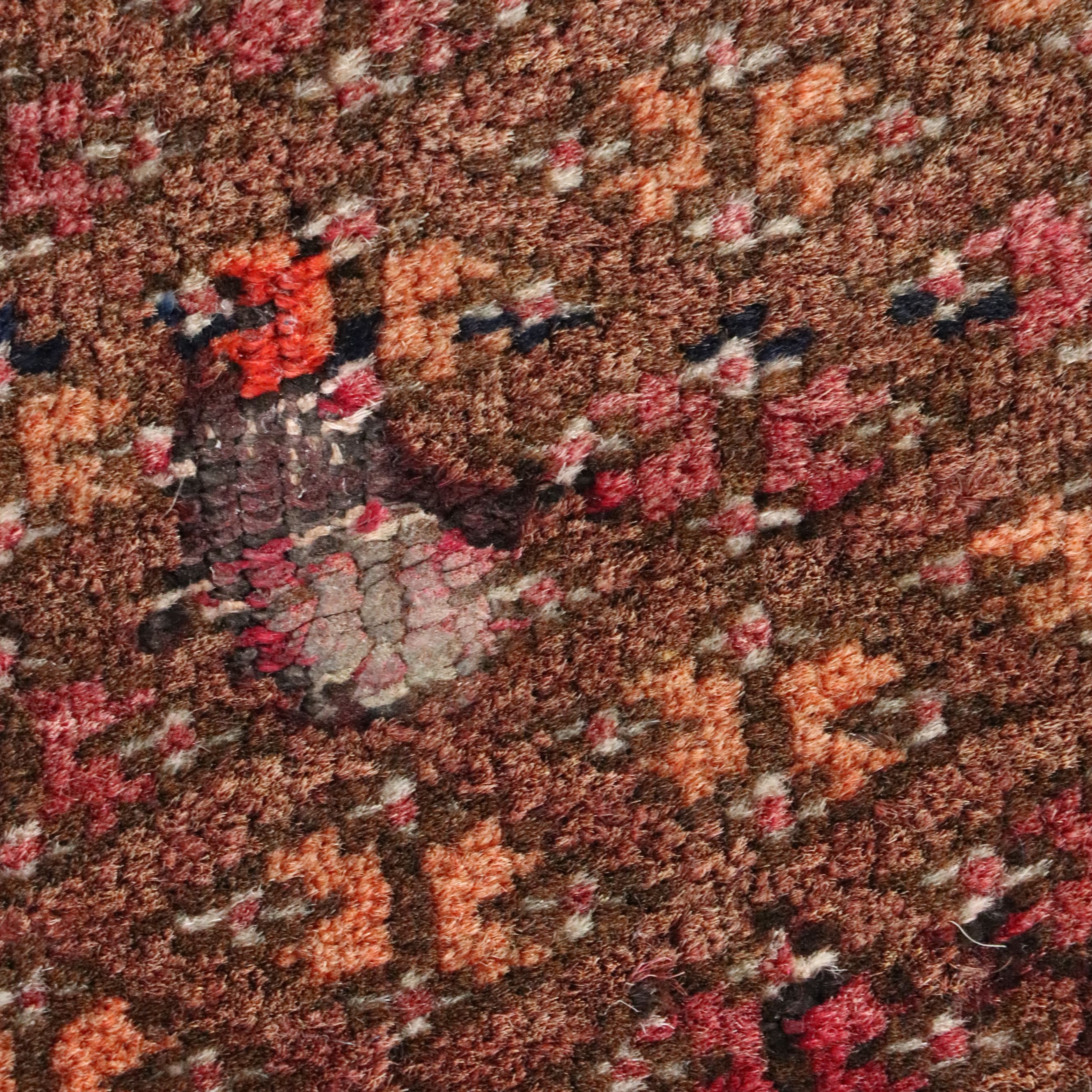 4'8 x 6'7 Hand-Knotted Pakistani Bokhara Area Rug