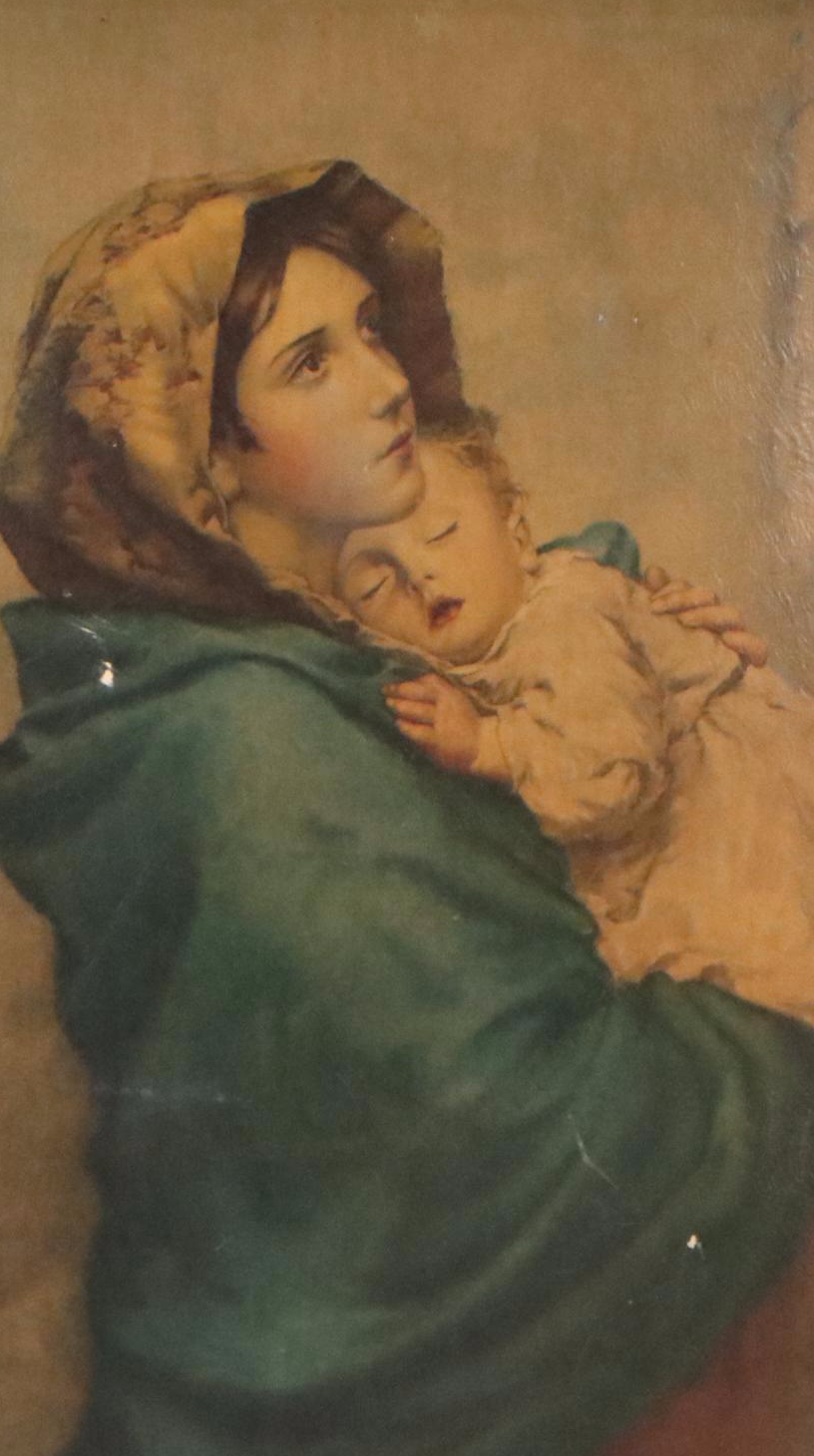 After Roberto Ferruzzi Halftone "Madonnina," Circa 1910