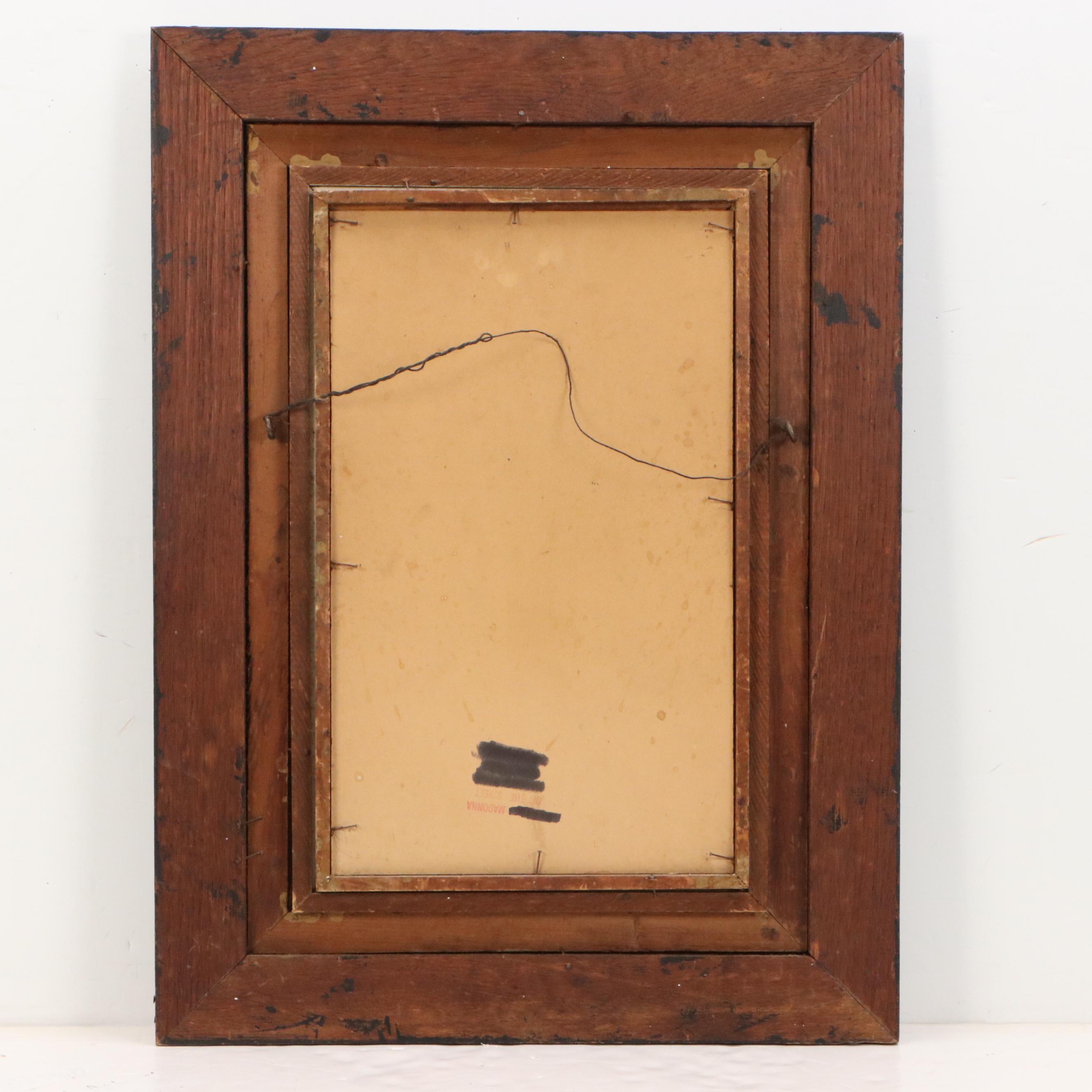 After Roberto Ferruzzi Halftone "Madonnina," Circa 1910