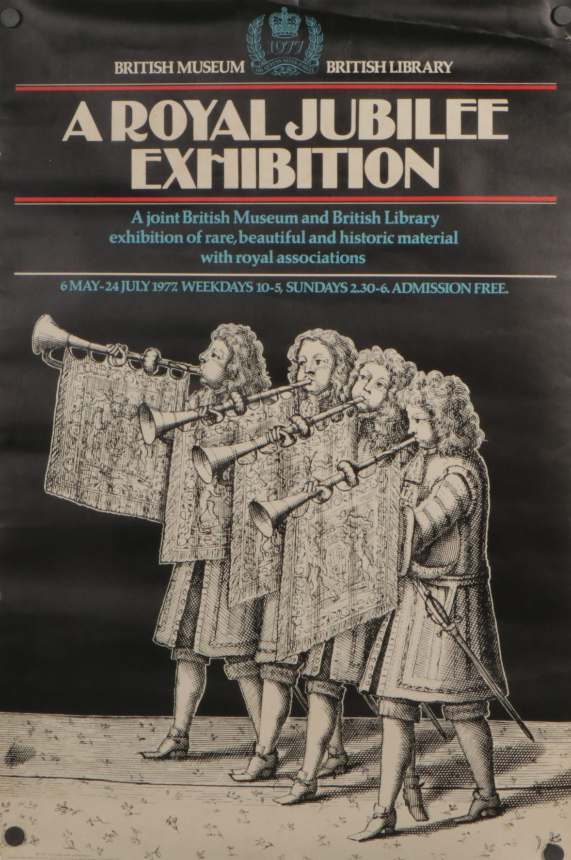 British Museum "A Royal Jubilee Exhibition" & Royal Family Tree Posters