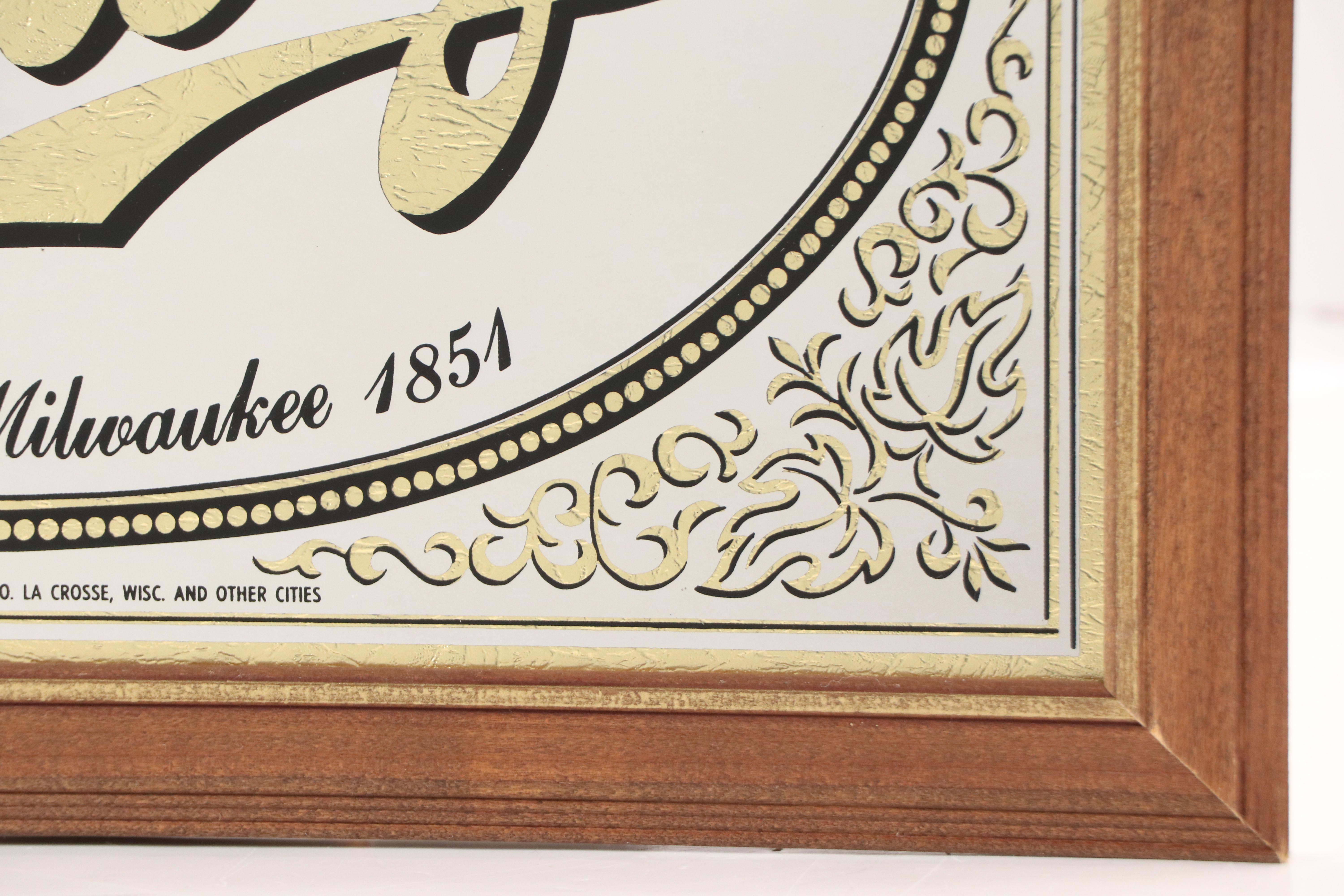 Blatz Beer Embellished Souvenir Mirror, 1981